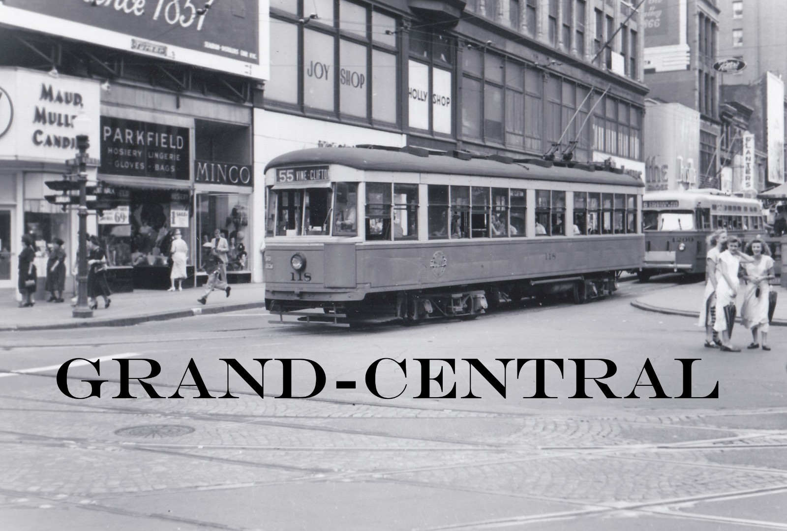 ORIGINAL CSR CINCINNATI STREET RAILWAY TROLLEY BUS PHOTO #118 OHIO