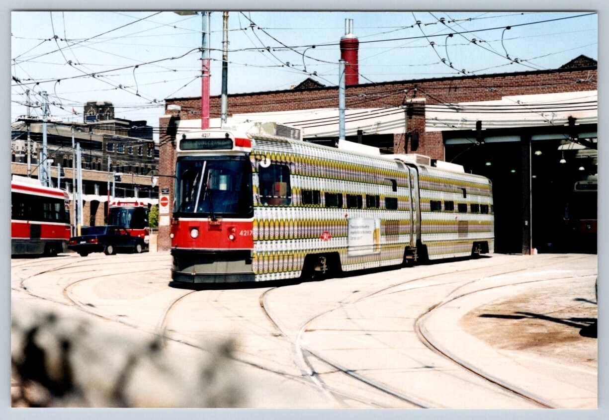 TTC Streetcar #4217 ‘Teck Beer’ Wrap, Toronto (Parkdale) Kodak 4×6 Print #1