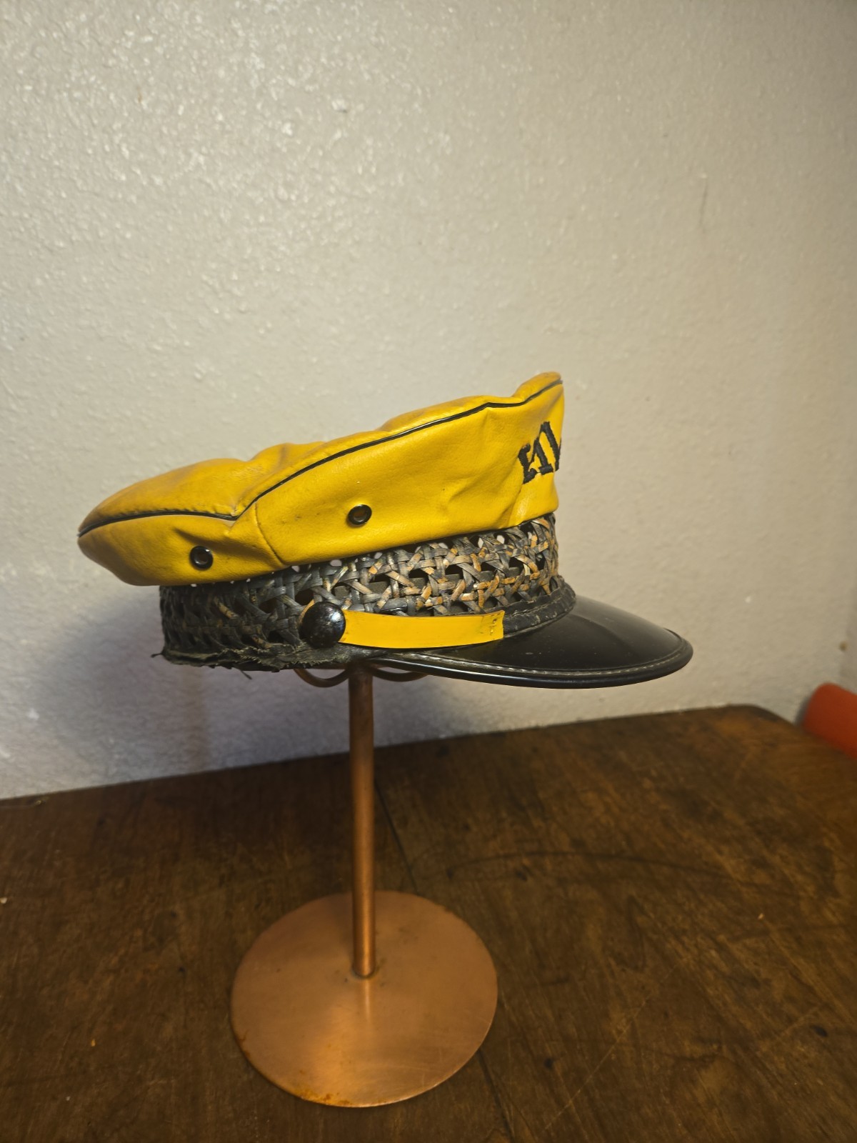Yellow Cab Lancaster Brand Leather Driver Hat