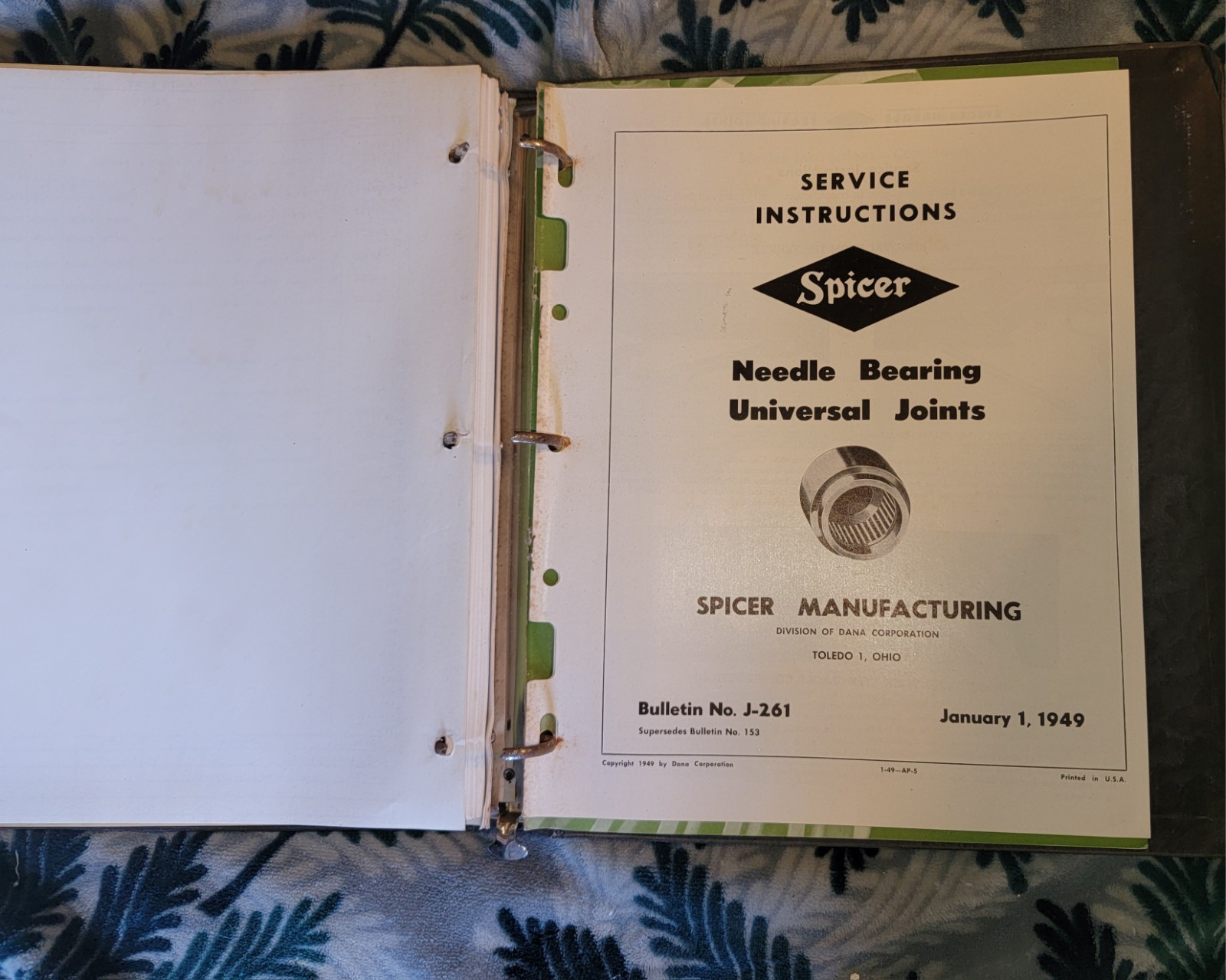 Vintage Gillig Bros Transit Coach Service Manual Hayward Calif Antique Bus Shop