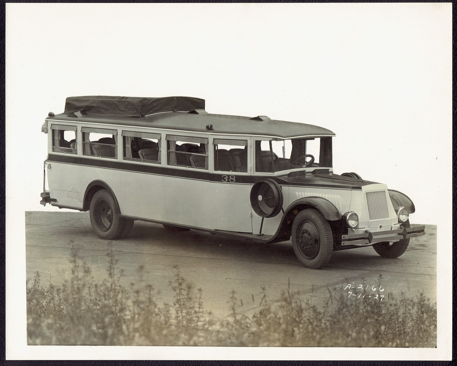 (4) 1927 8x10s Mack AL Bus MERZ WHITE WAY TOURS of New York City 4 FACTORY VIEWS