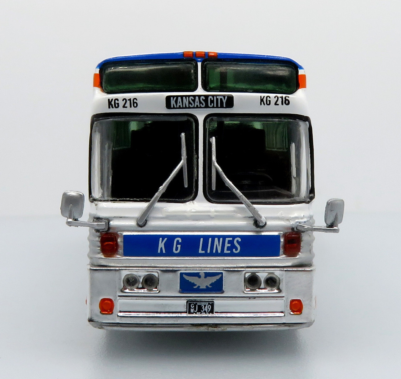 New! Eagle 5 Coach Bus KG Lines-A Greyhound Company 1/87 Scale Iconic Replicas