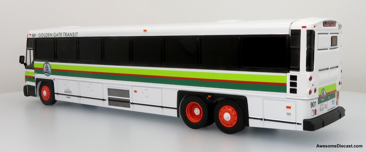 Iconic Replicas 1:50 MCI D4500CT Coach: Golden Gate Transit