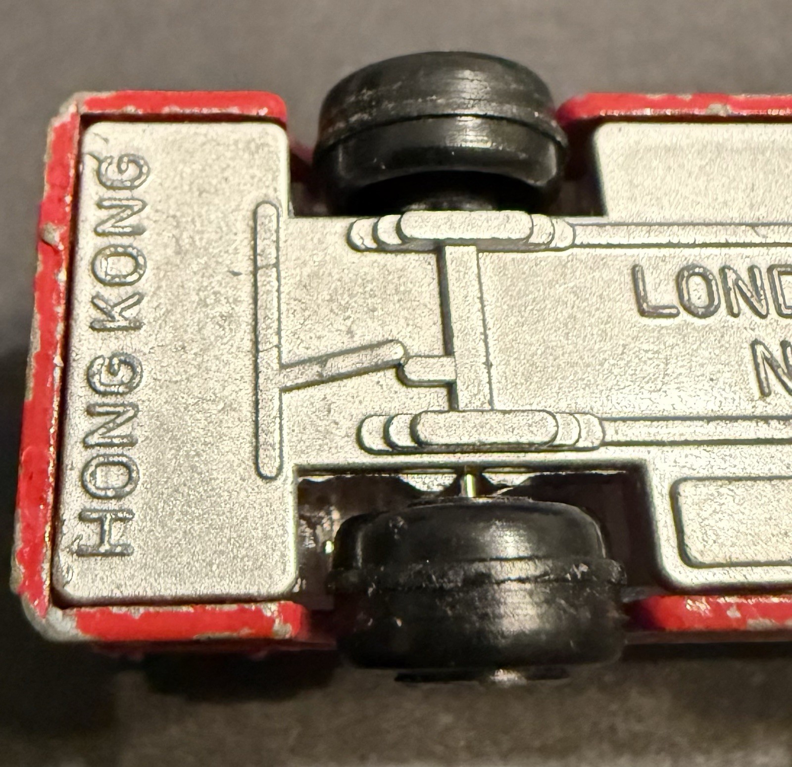London Bus No. 1 Die-Cast Double Decker Bus 1003 Red – USED – Hong Kong