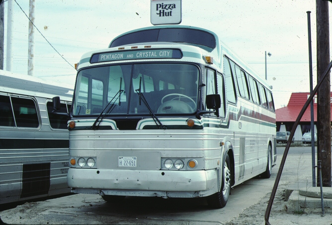 GM PD 4905 bus Kodachrome original Kodak slide