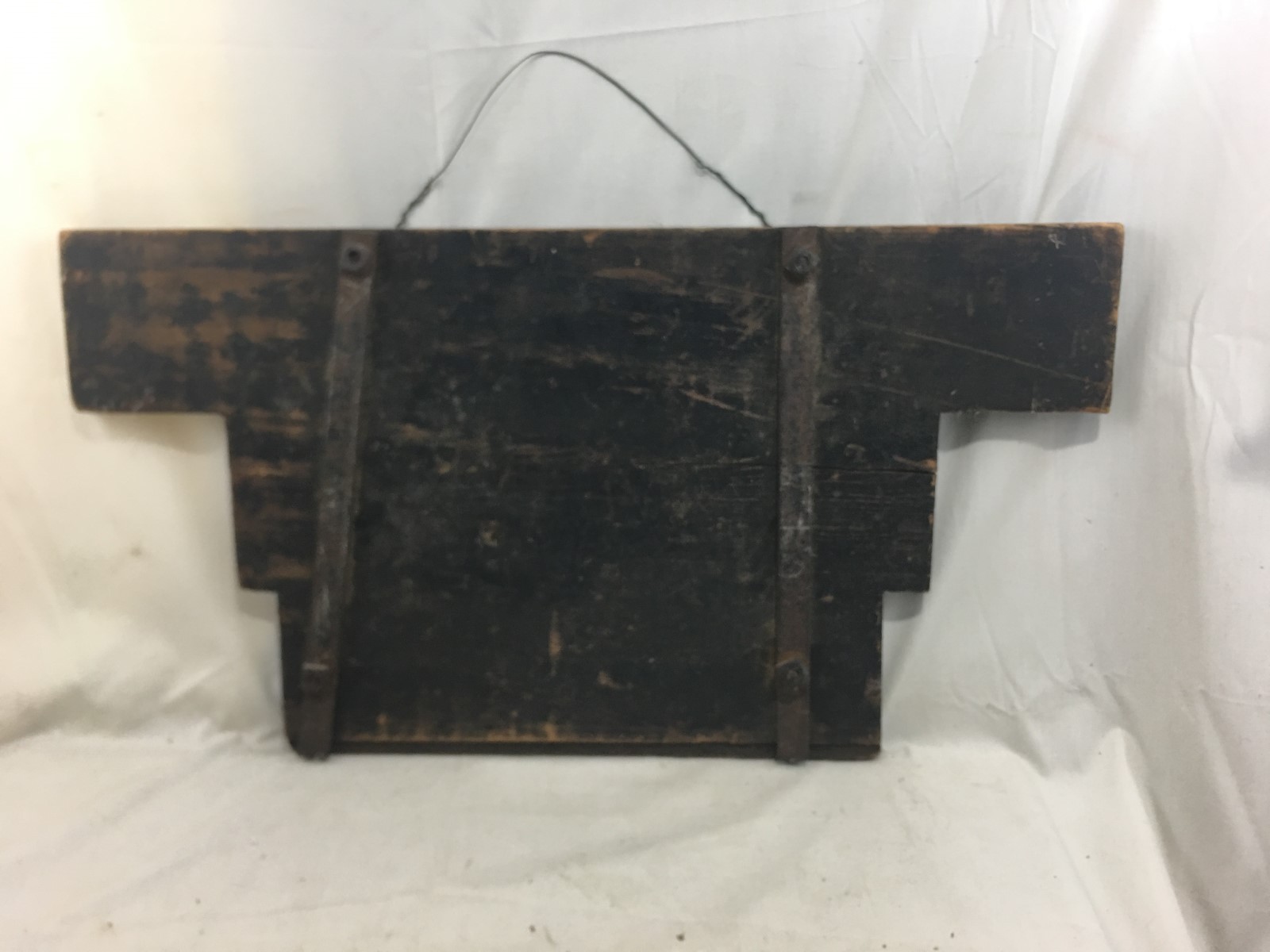 Great Orig. c1900 J.H. Edwards Taxi / Dairy Methuen MA Painted Metal & Wood Sign