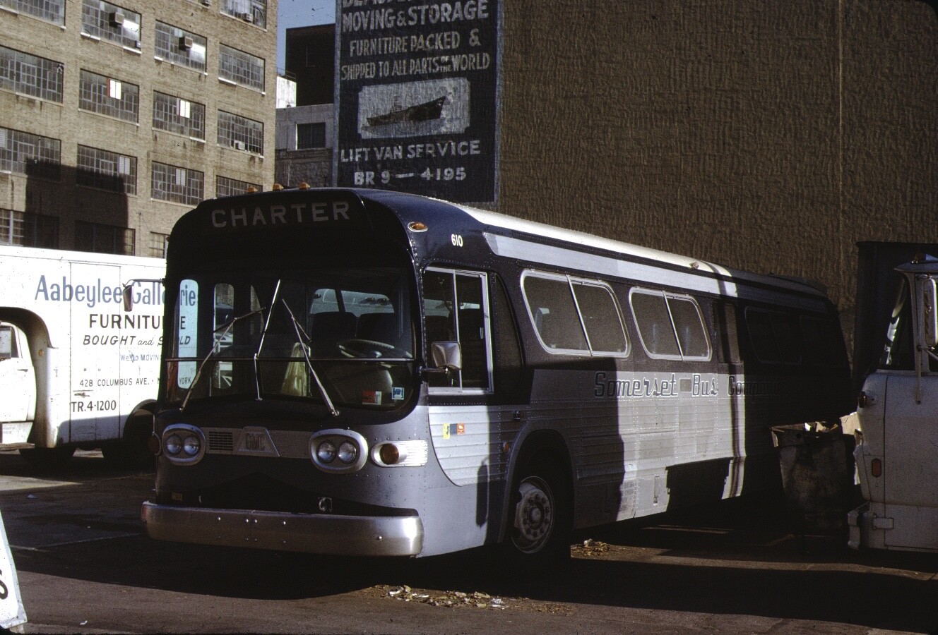 A lot of 6 transit bus Kodachrome original Kodak Slides