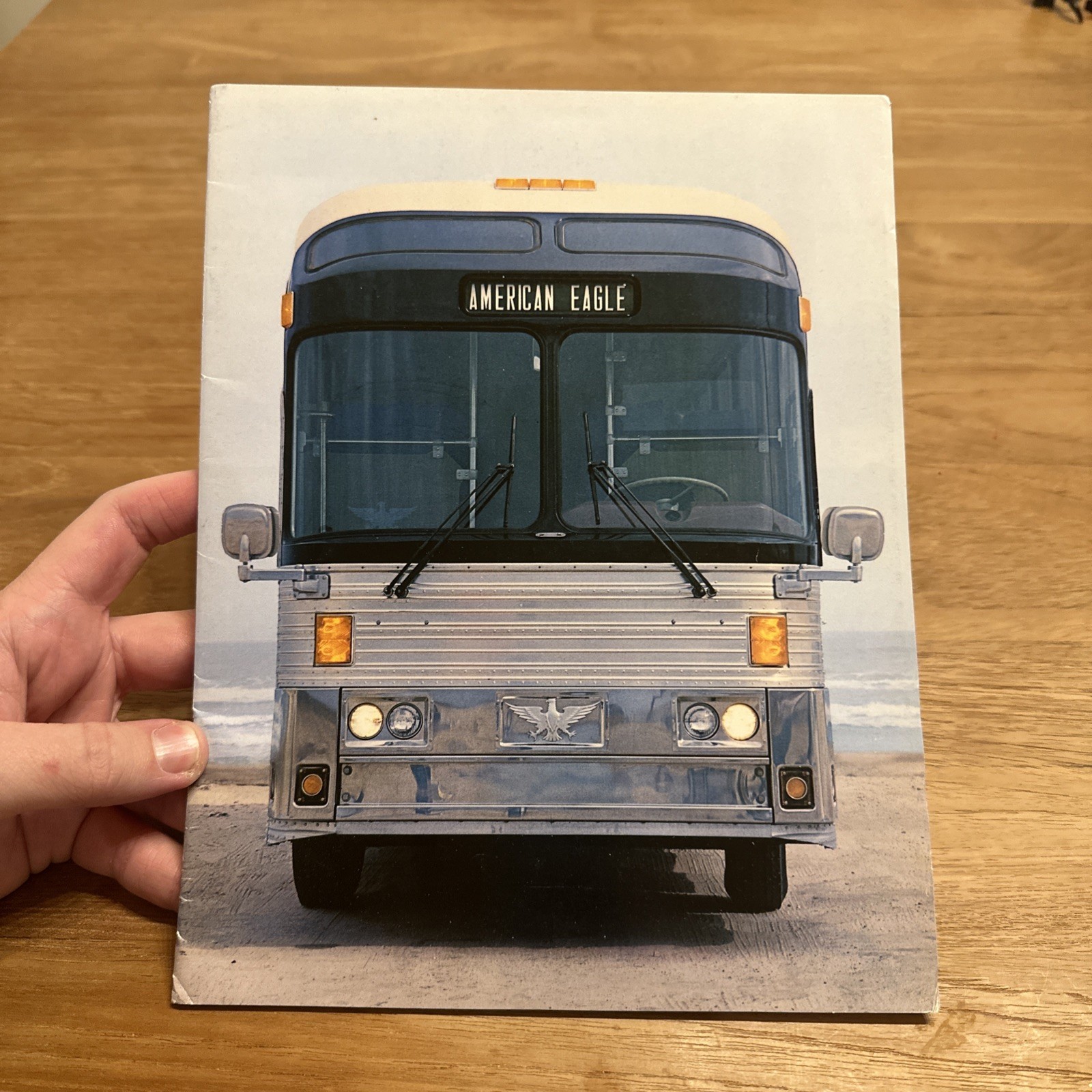 Vintage American Eagle Bus Coach Model 10 Advertising Brochure
