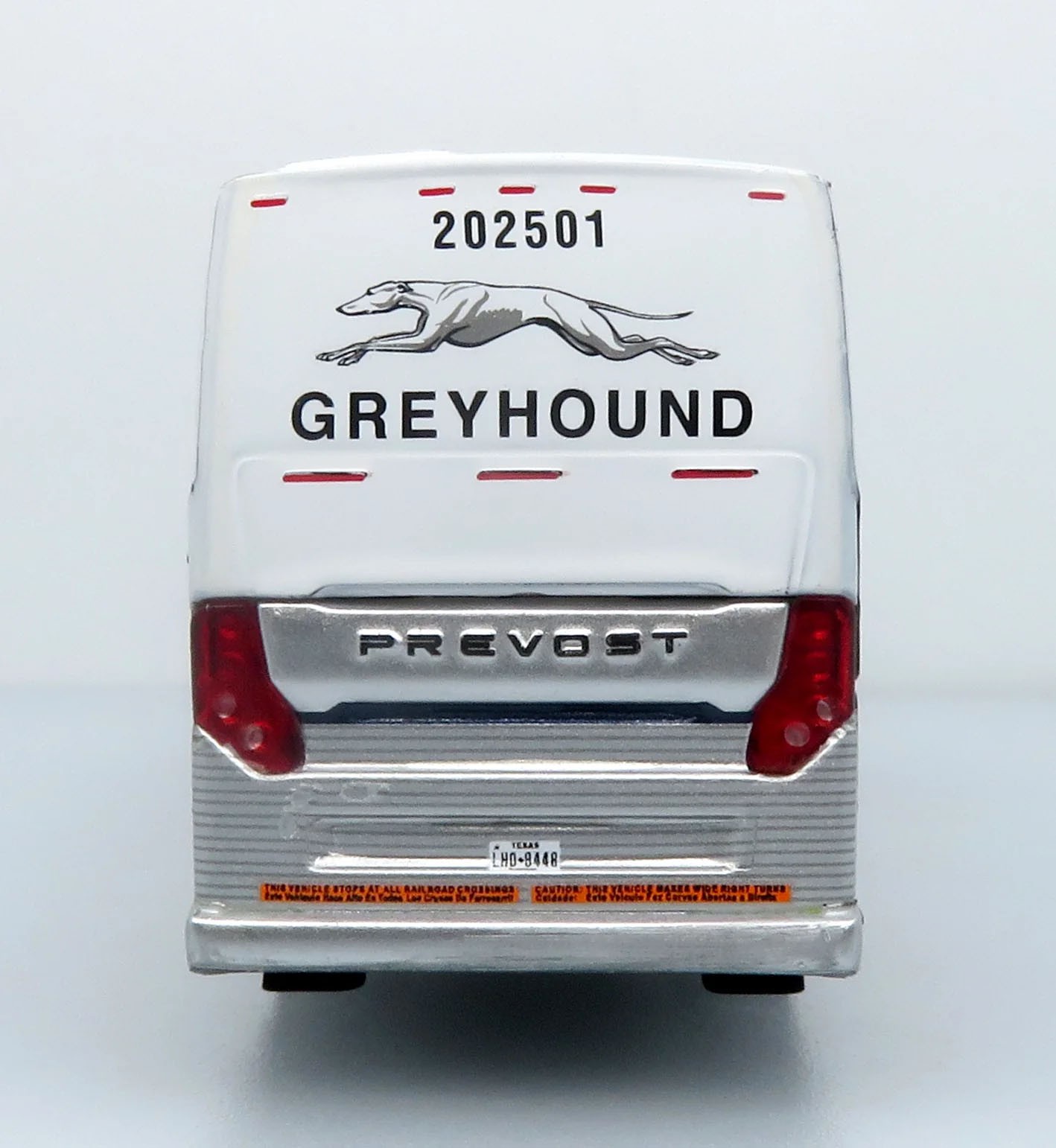 New! Prevost H-345 Greyhound New York Vintage Livery 1/87 Scale Iconic Replicas