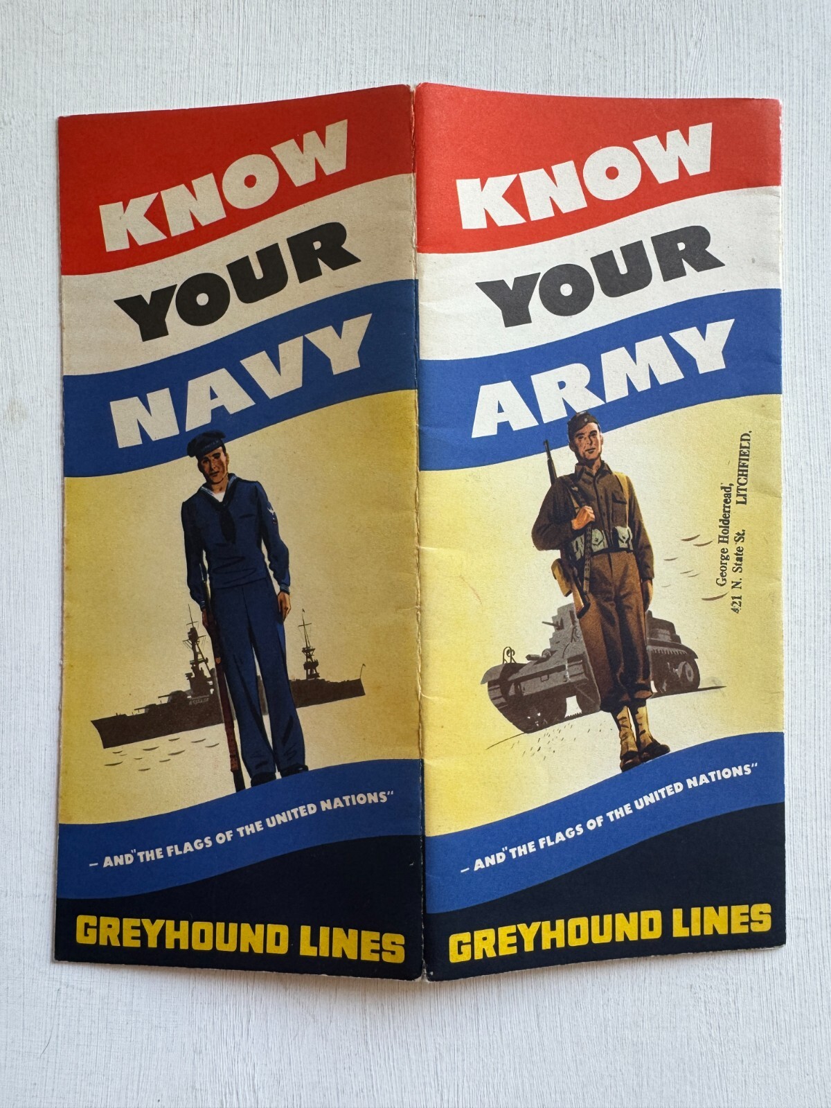 1942 WWII Greyhound Bus Brochure- What Greyhound is Doing for War Effort