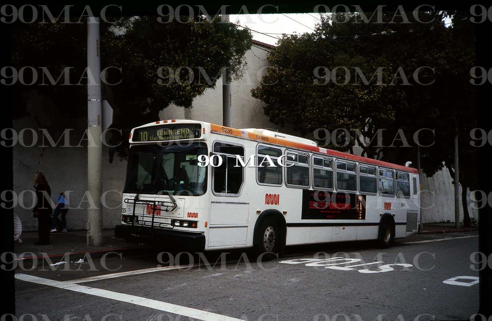 SF MUNI. NEOPLAN BUS #8235. San Francisco (CA). Original Slide 2002.