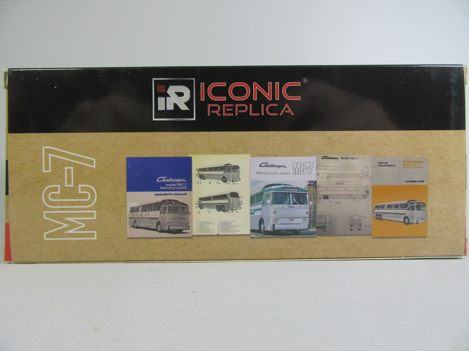 Iconic Replicas 1:87 Bus MCI 7 Challenger Grey Goose Lines USA