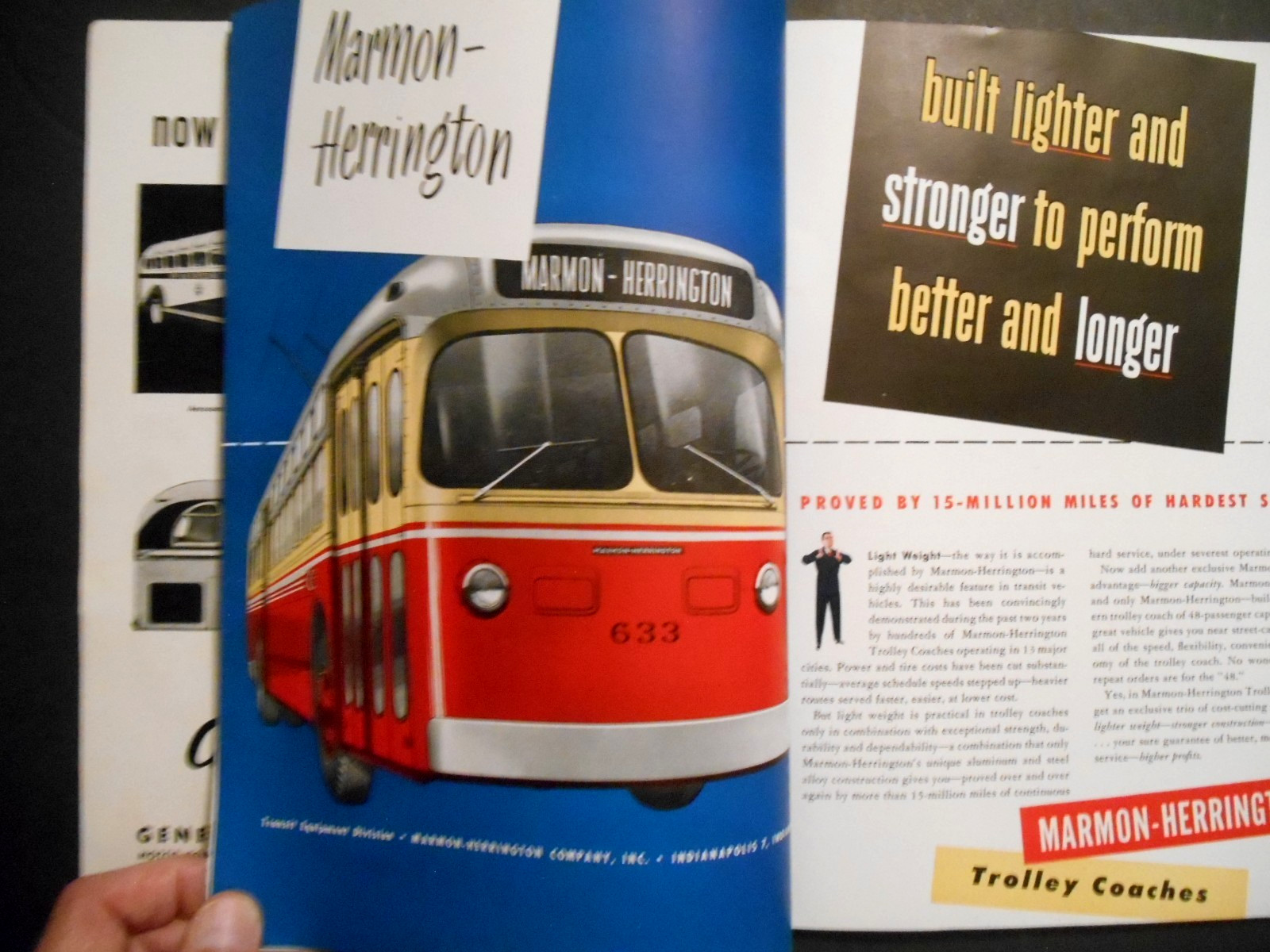 February 1949 Mass Transportation Bus Magazine St. Louis Car Company Cover