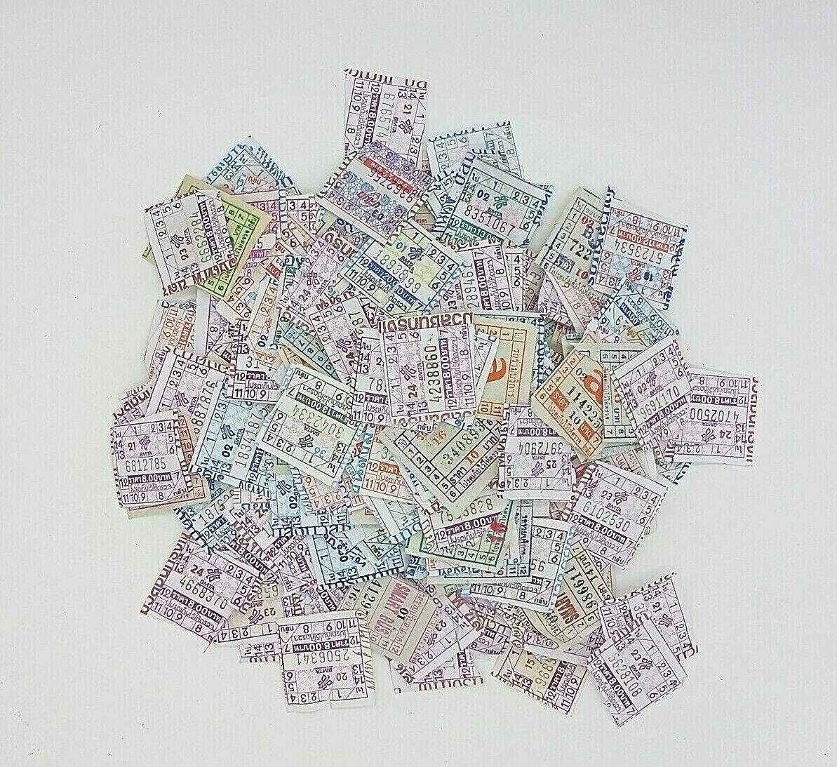 400 PCS of Multi Color Used ฺBangkok Public Transportation Bus From Thailand
