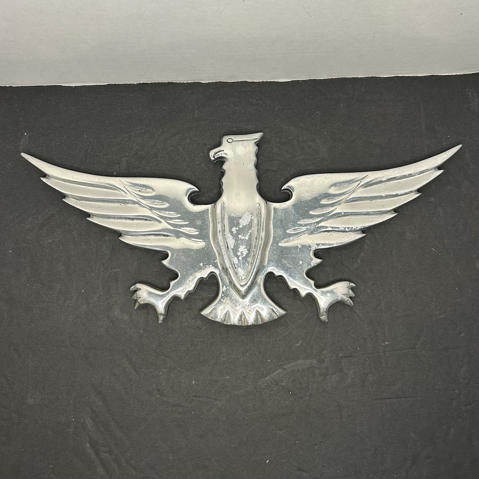 Vintage Continental Trailways Silver Eagle Bus Emblem Cast Aluminum