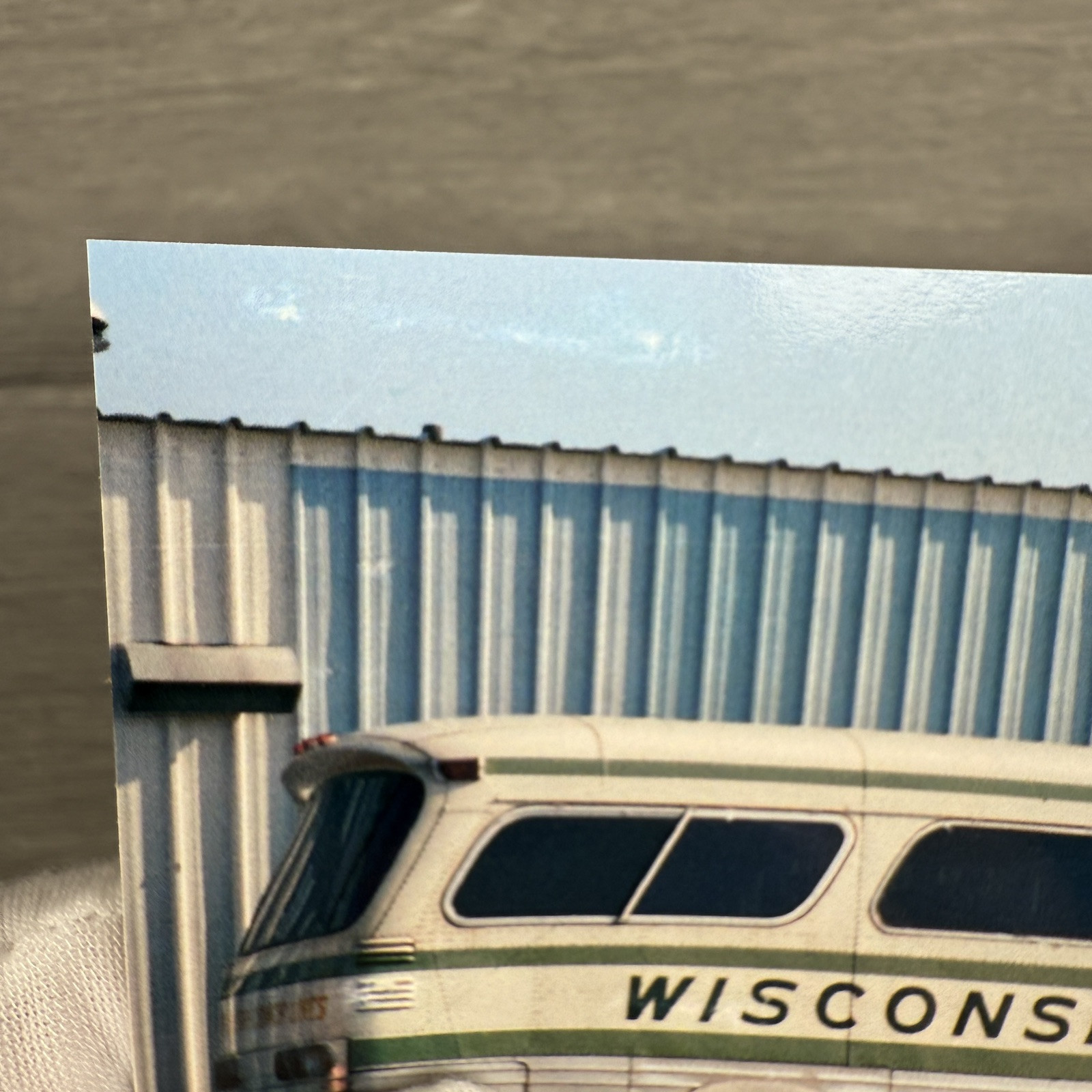 Vtg 1981 Wisconsin Coach Lines Bus (GMC 1972 P8M-4905A) 4×6 Color Photo Reprint