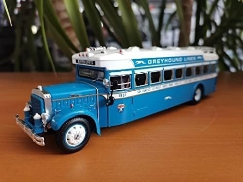 Iconic Replicas 1/50 Greyhound Lines Mack Parlor Coach 1931 Diecast Bus w/ Box