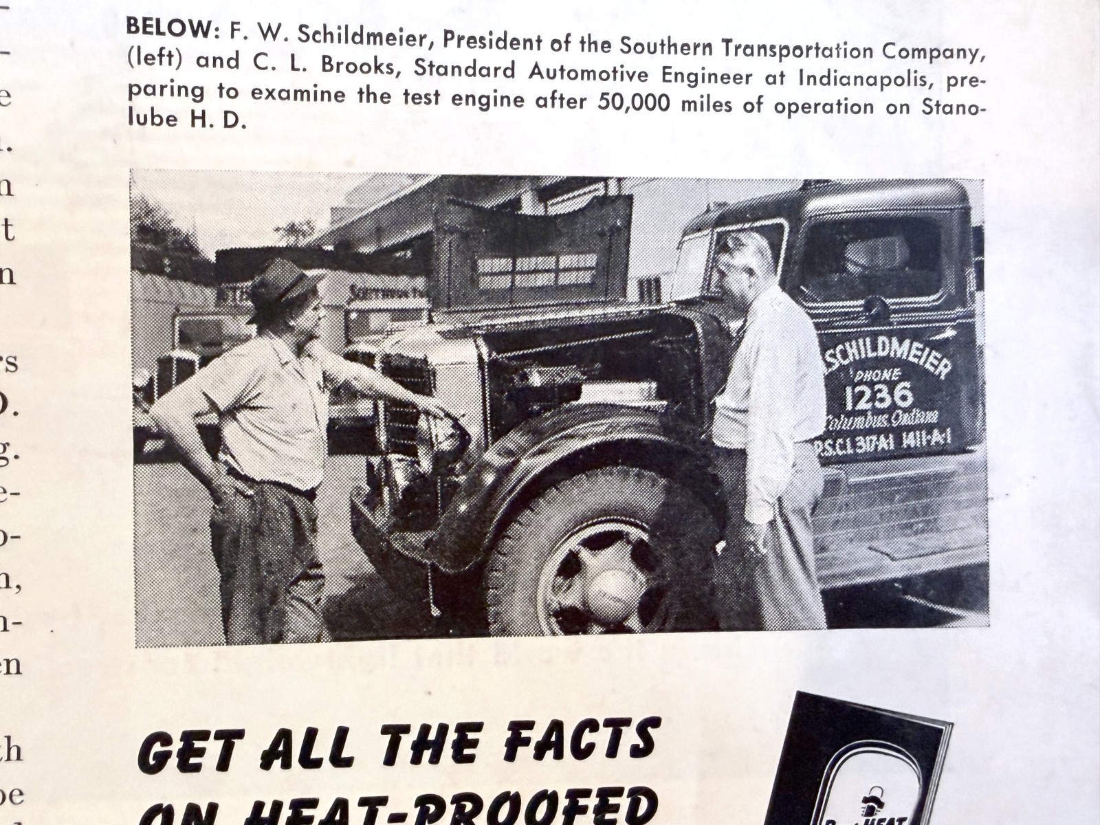 vtg BUS transportation print ad 1942 Aluminum Company of America Alcoa
