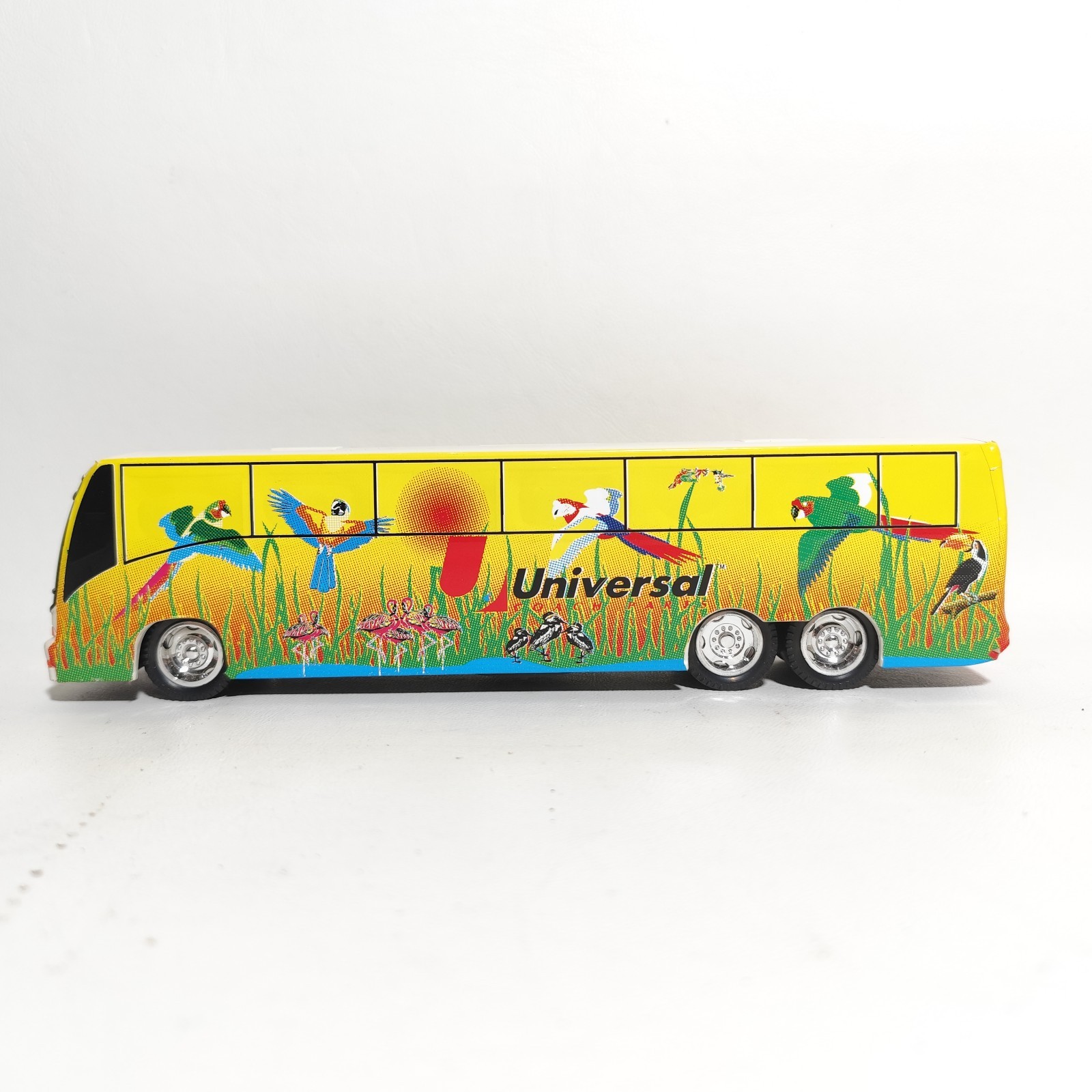 MCII Motor Coach Industries Universal Coach UMA 2000 Bus Bank Tropical Birds