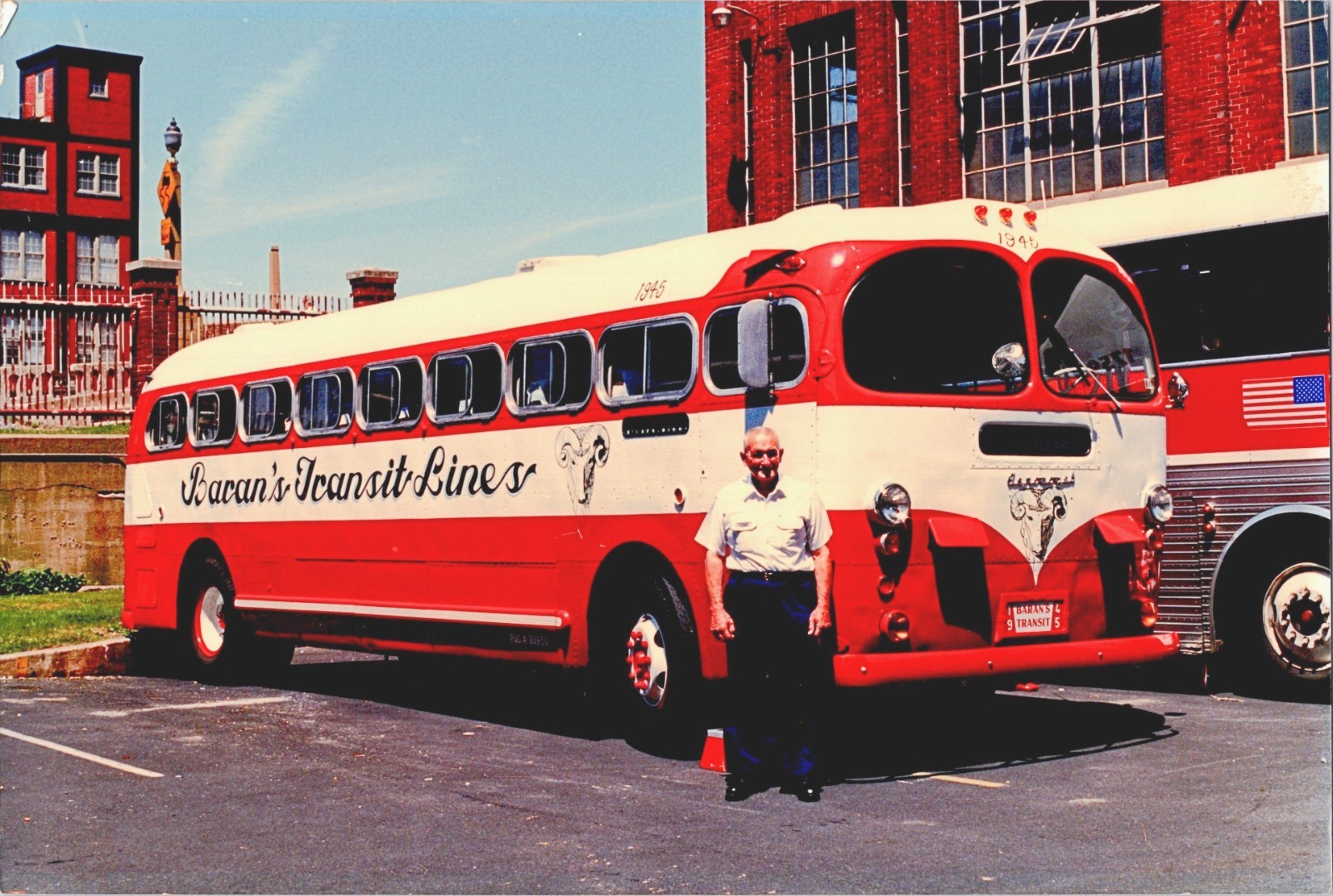 Krapf’s Transit Lines Vintage GMC Bus 095 Reading PA 1987 Color Photo 8×10