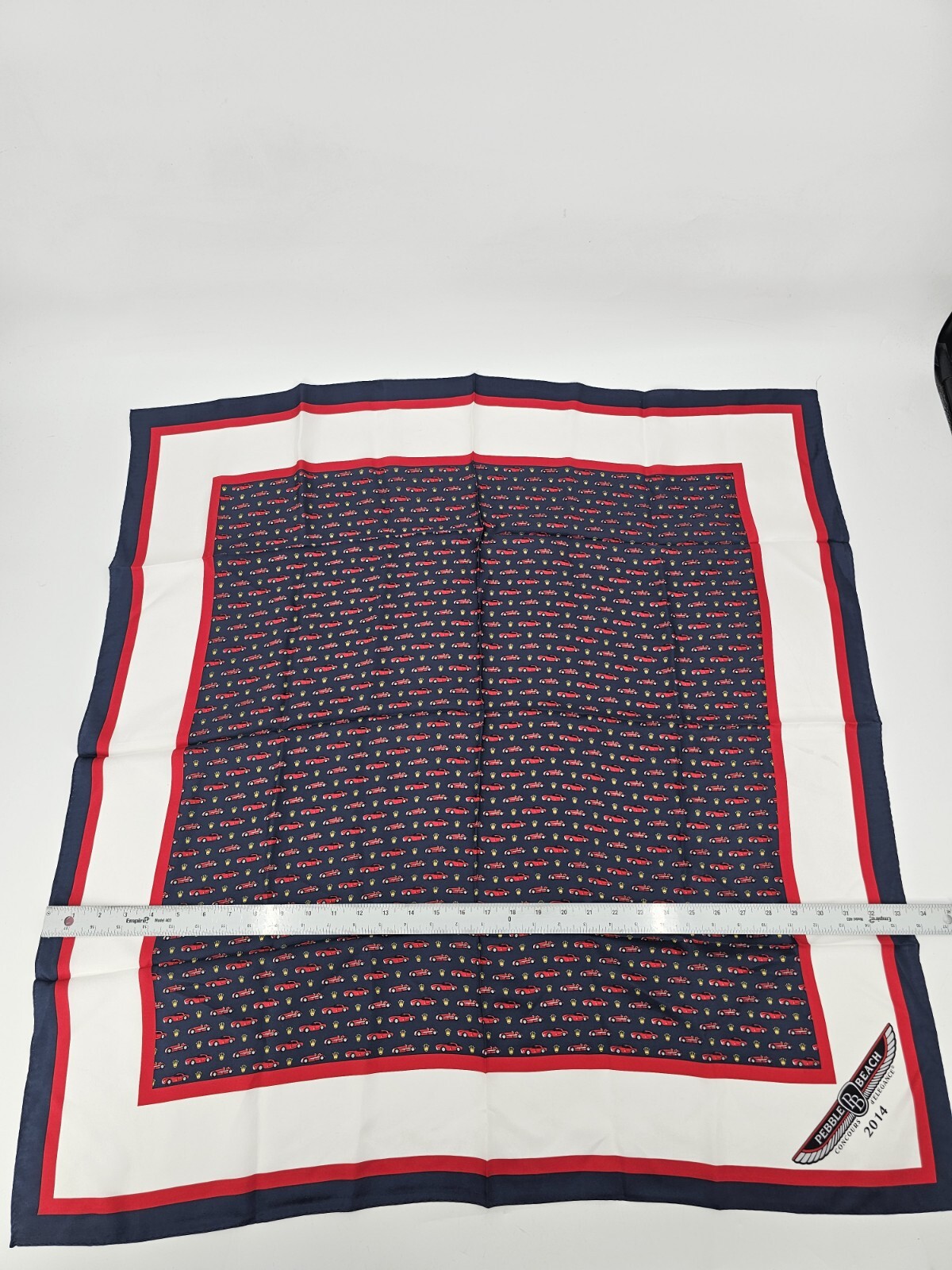 PEBBLE BEACH CONCOURS d’ELEGANCE 2014 CARS & ROLEX CROWNS SCARF