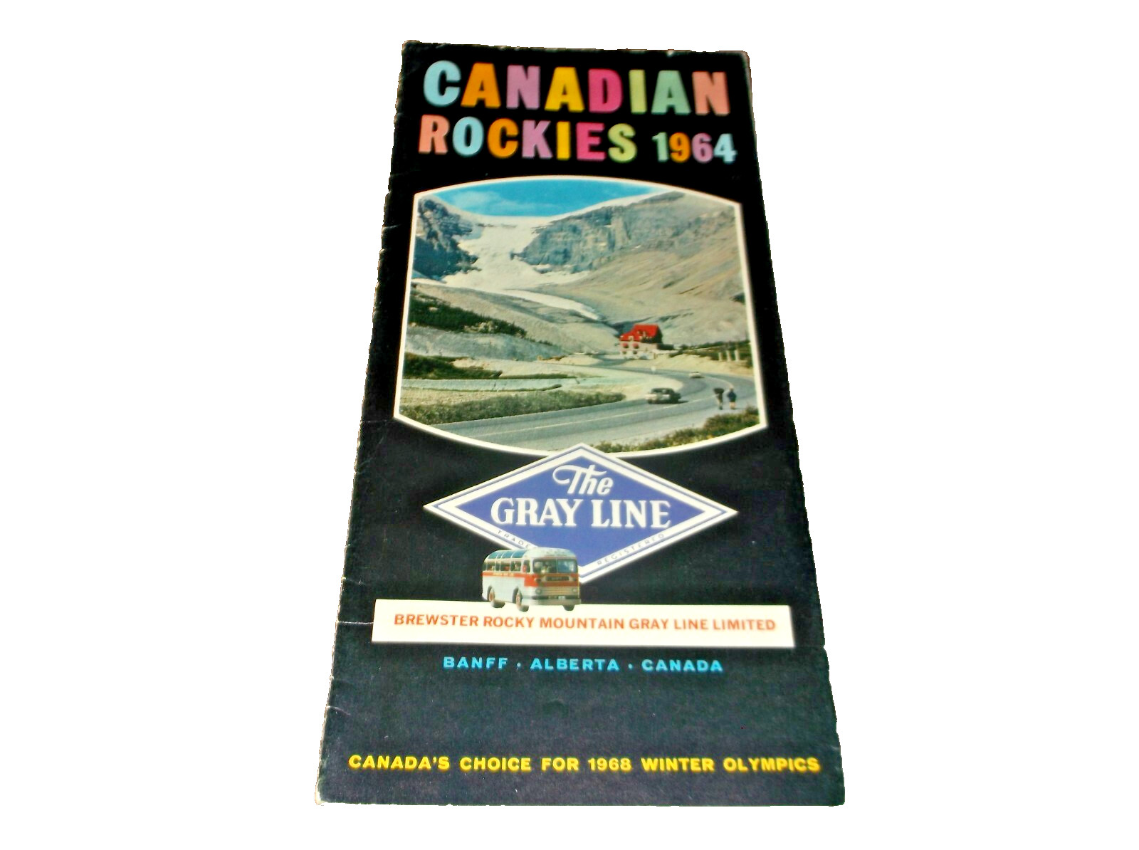 1964 GRAY LINE CANADIAN ROCKIES BROCHURE