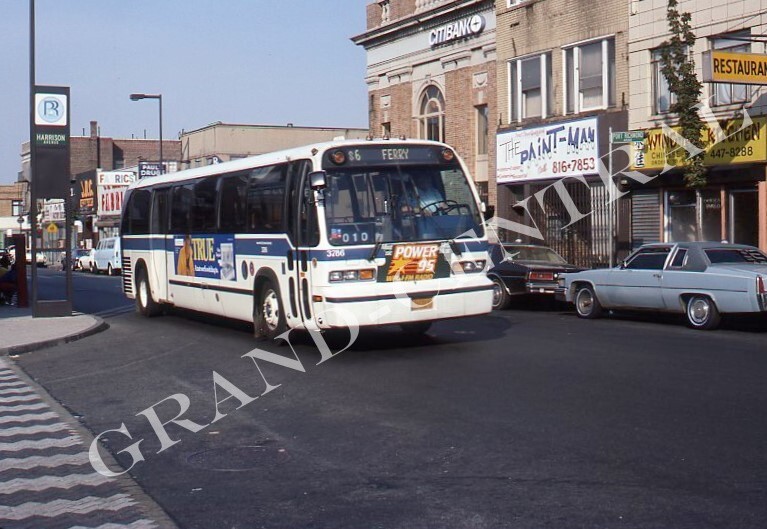 ORIGINAL 1988 NYCTA NEW YORK CITY BUS SLIDE GMC RTS #3786 STATEN ISLAND NY TA