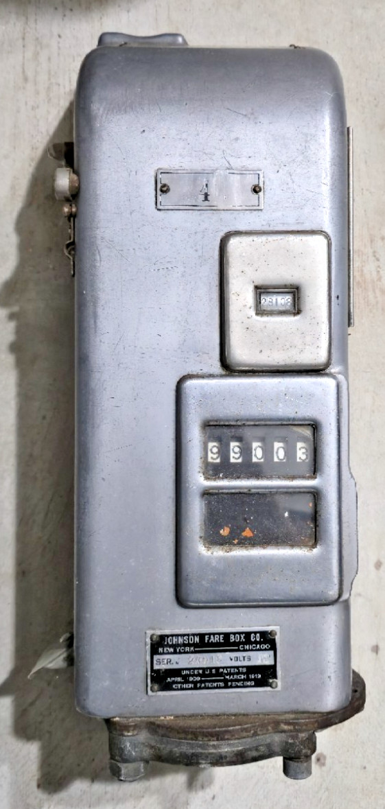 Vintage Johnson Fare Box Type J 12v Bus