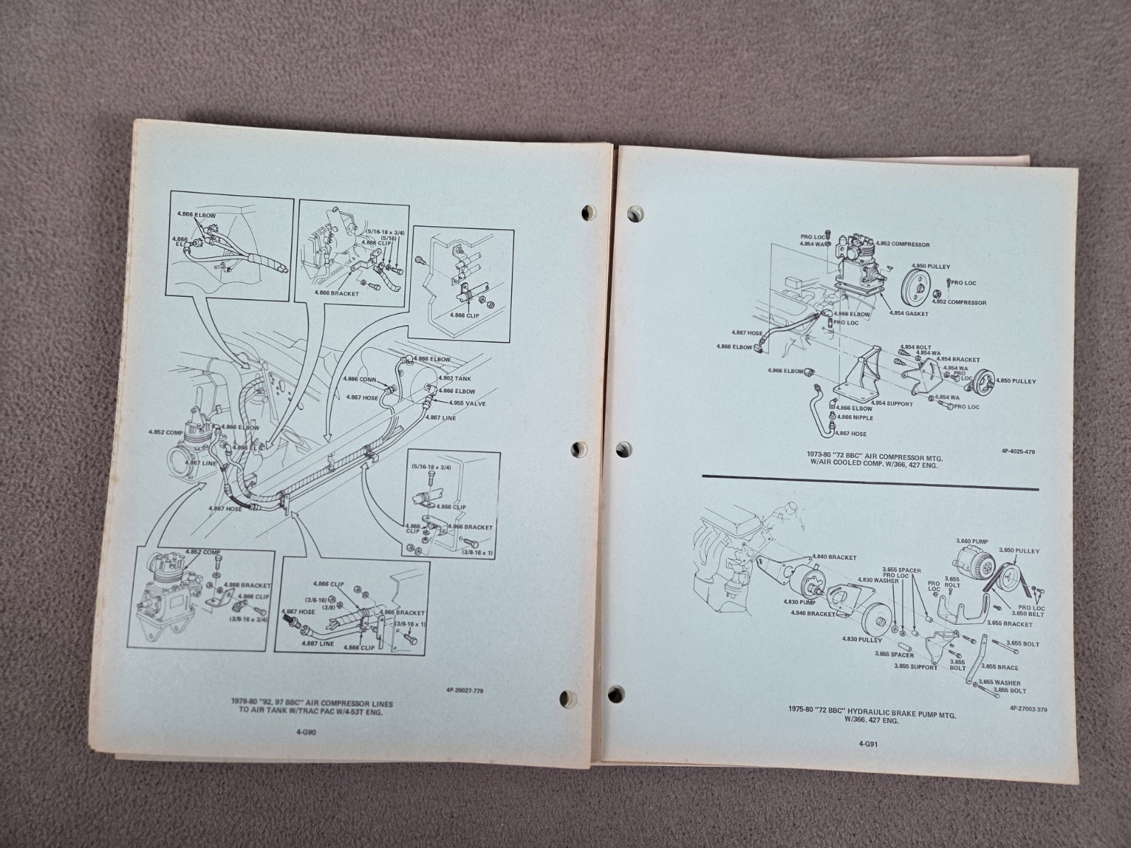 73-81 GM MEDIUM DUTY TRUCKS PARTS ILLUSTRATION CATALOG STEEL CONV TILT + BUS