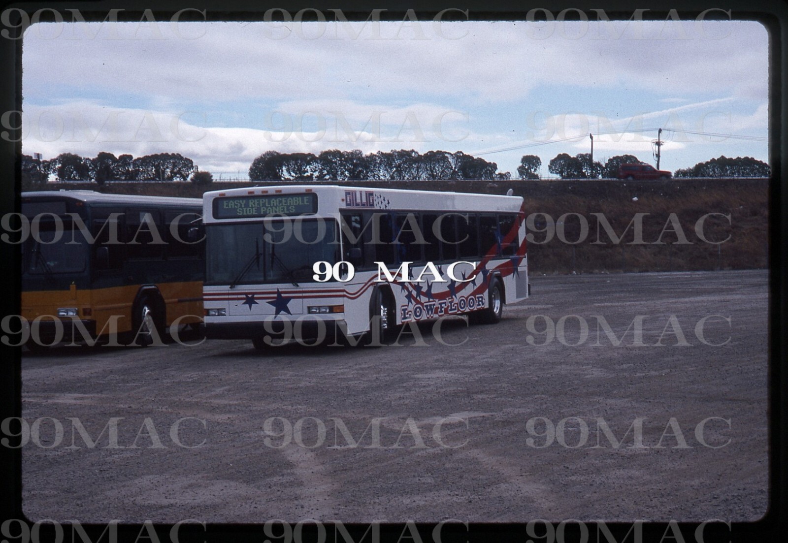 GILLIG PHANTOM LOW FLOOR DEMO BUS. Original Slide 1996.