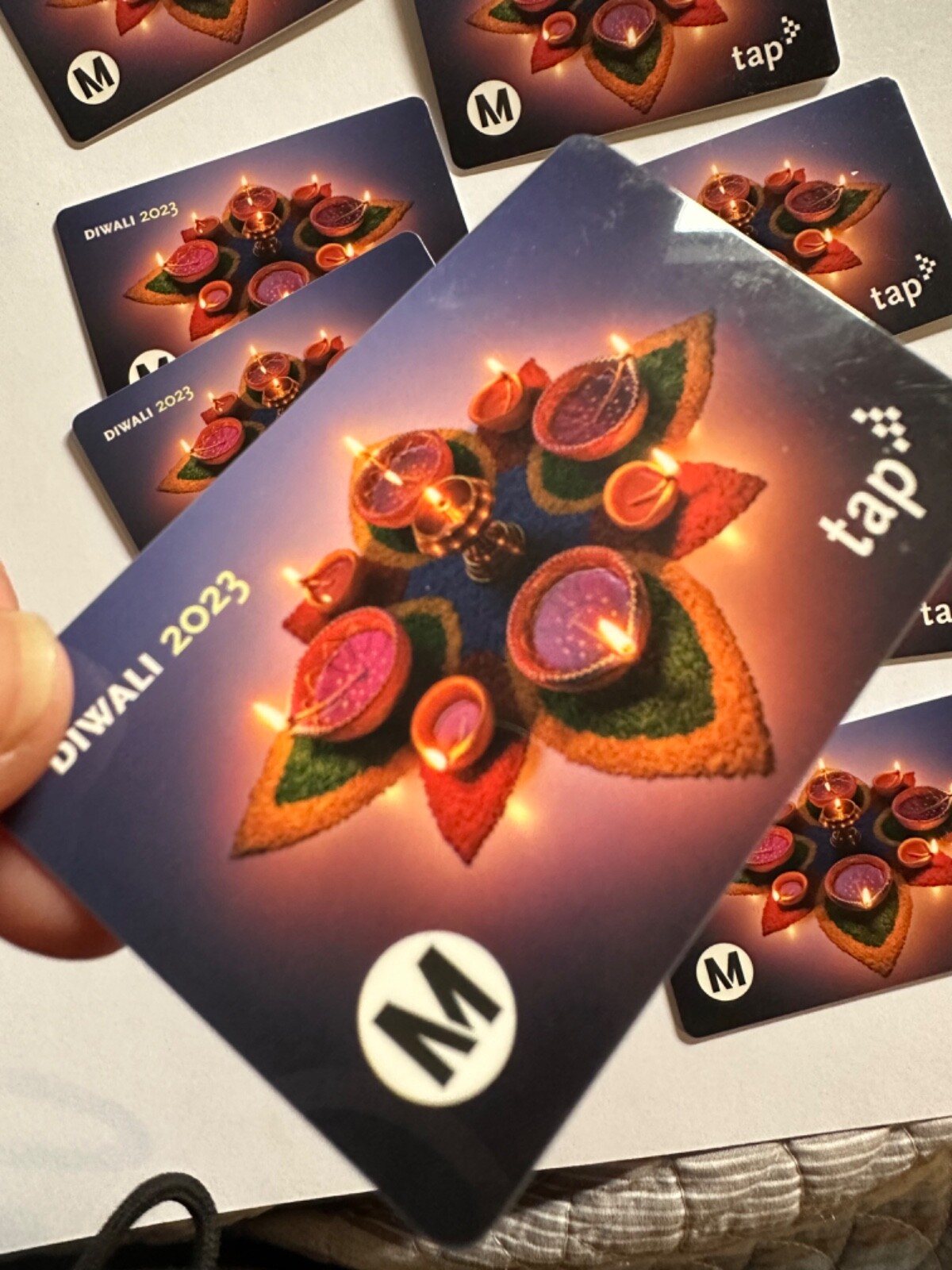 Metro TAP Card Diwali 2023 Bus Subway Transit Limited Edition Not Loadable