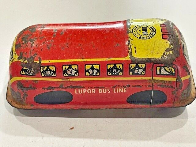 2848 – Vintage Lupor Bus Line USA #36 – No Friction! 4 1/2″