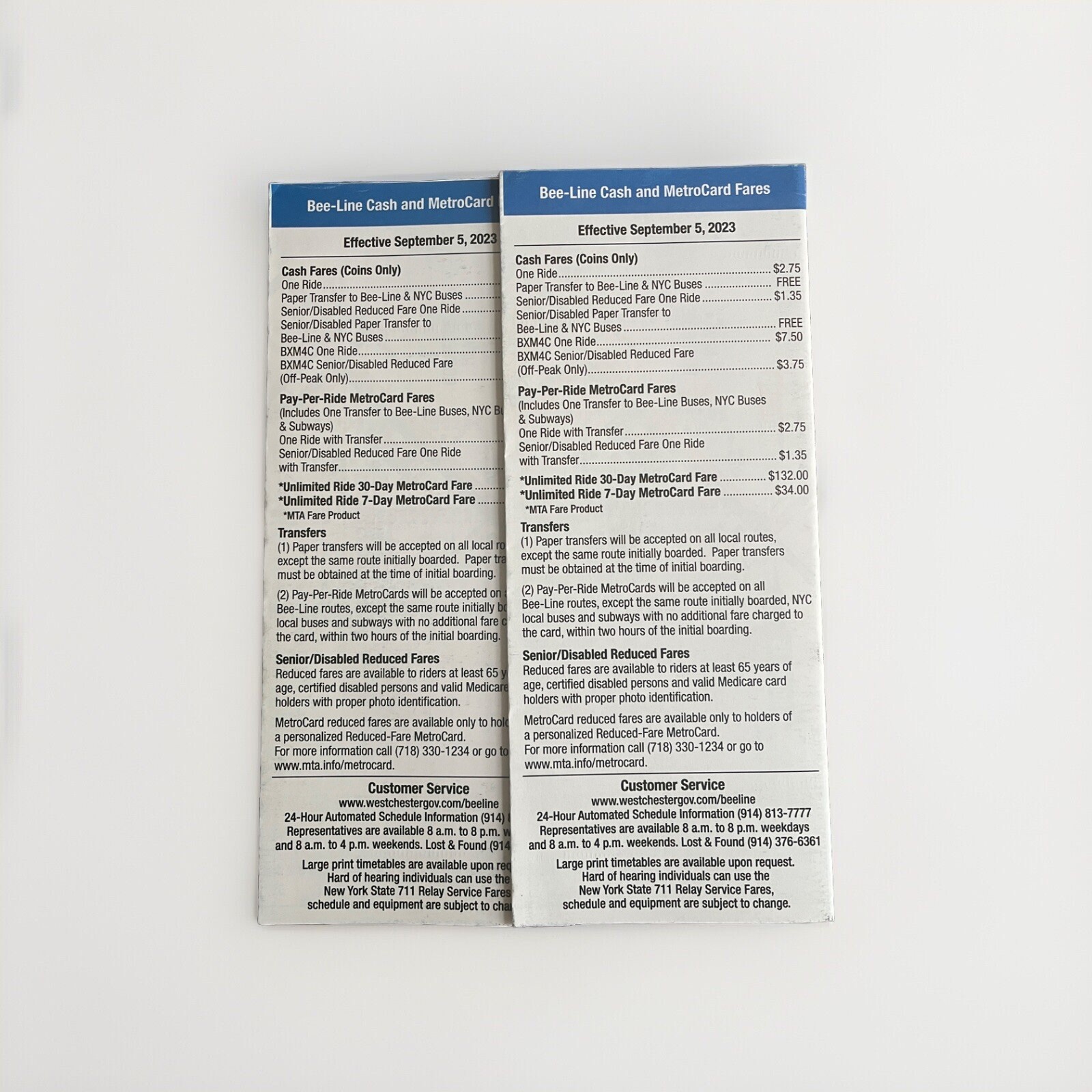 Bee-Line Bus Timetable – Route 45/45Q March 2023