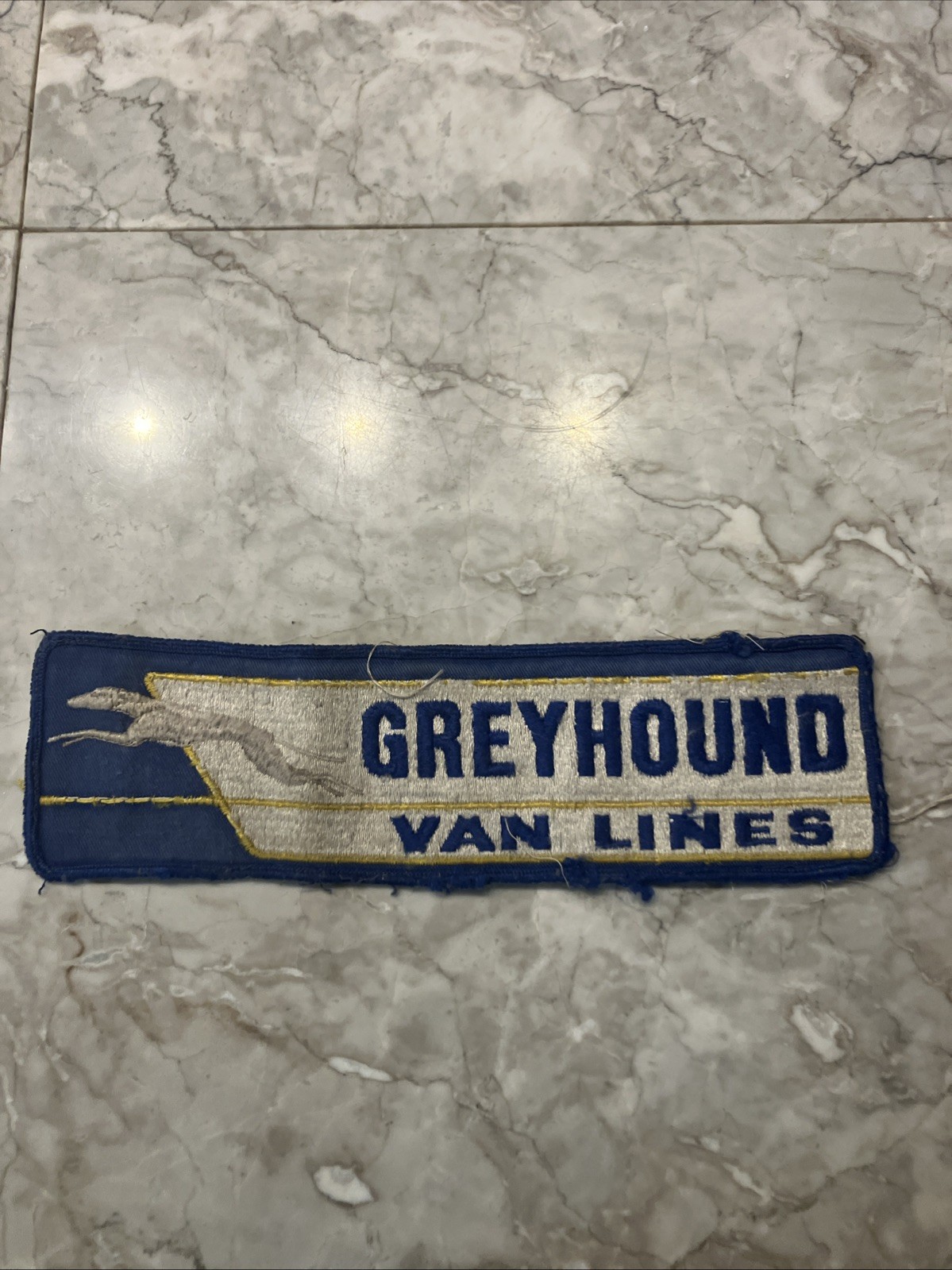 Vtg. Greyhound Van Lines Driver’s Embroidered Patch Rare Htf