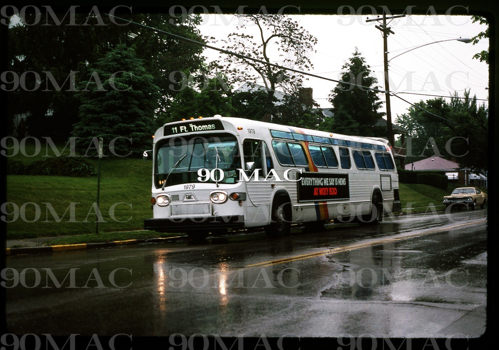 TANK. GM COACH BUS #1979. Covington (KY). Original Slide 1983.