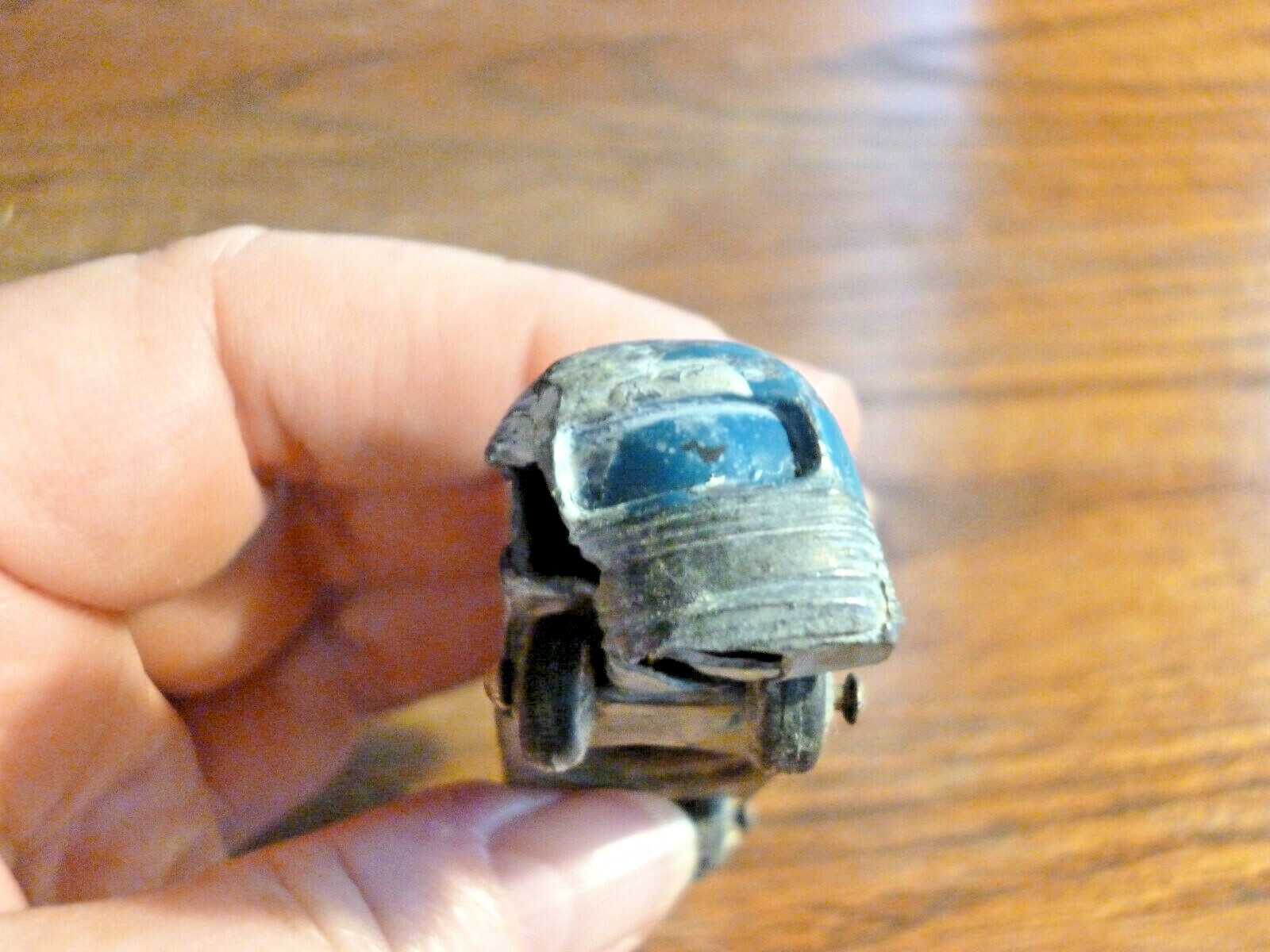 Vintage Die Cast Metal Greyhound Bus Pepper Shaker JAPAN Unique!