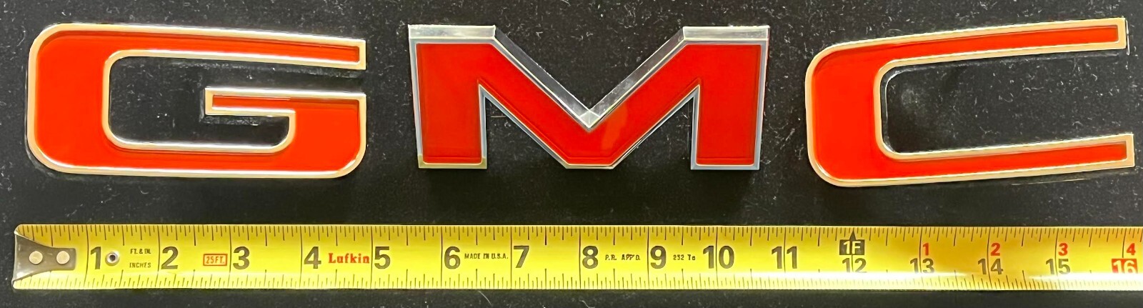 NEW OLD STOCK GMC PART BUS ORNAMENT SIGN GM EMBLEM VIA AC TRANSIT COLLECTION OEM