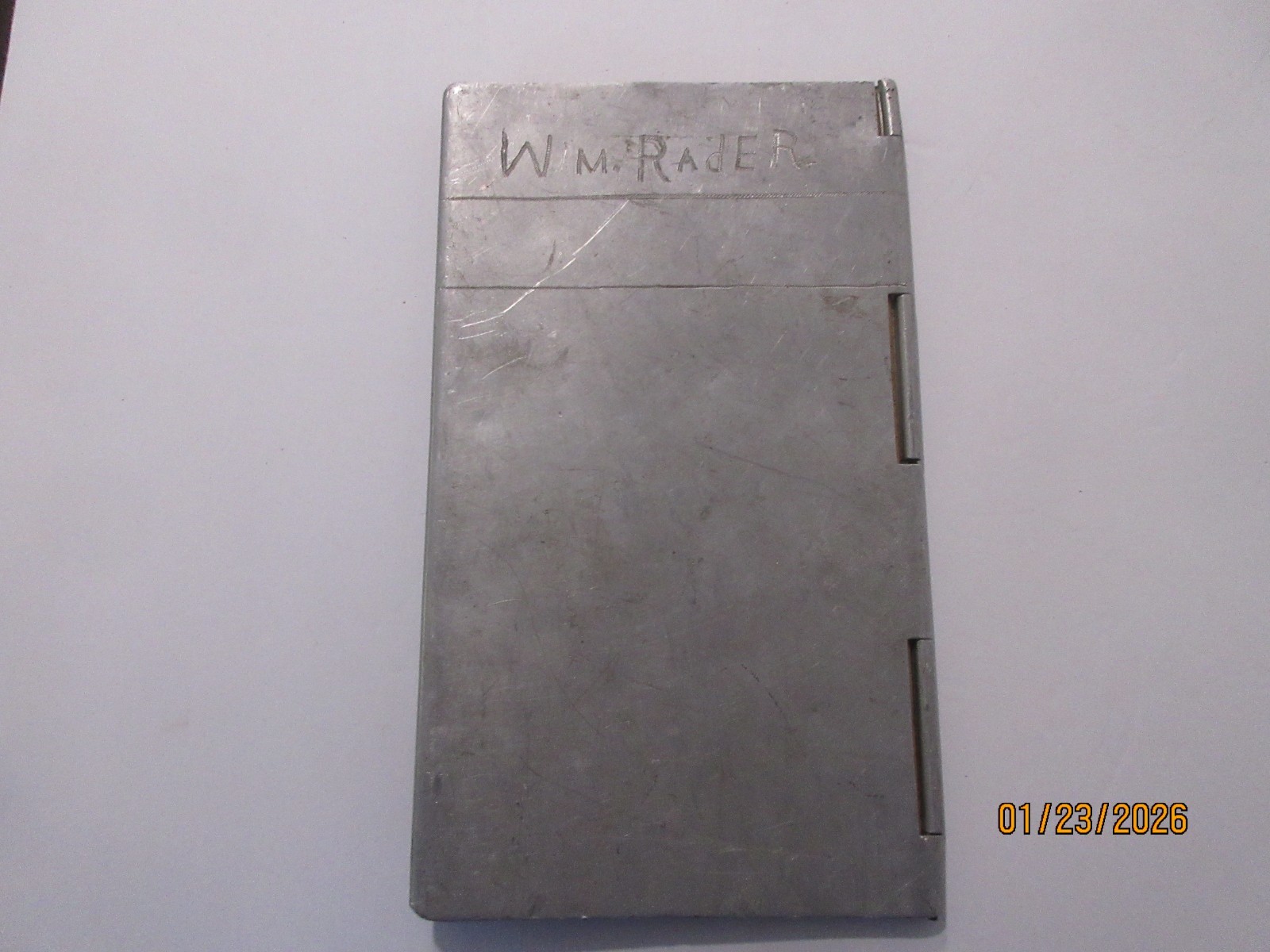 Vintage Yellow Cab Co. Rare Find! Aluminum Driver’s Report All Accidents Binder