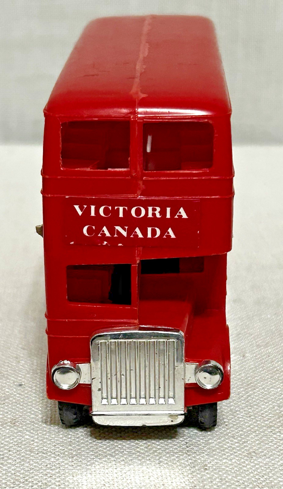 Vintage 6″ Butchart Gardens Canada Double Decker Sightseeing Bus Toy Model