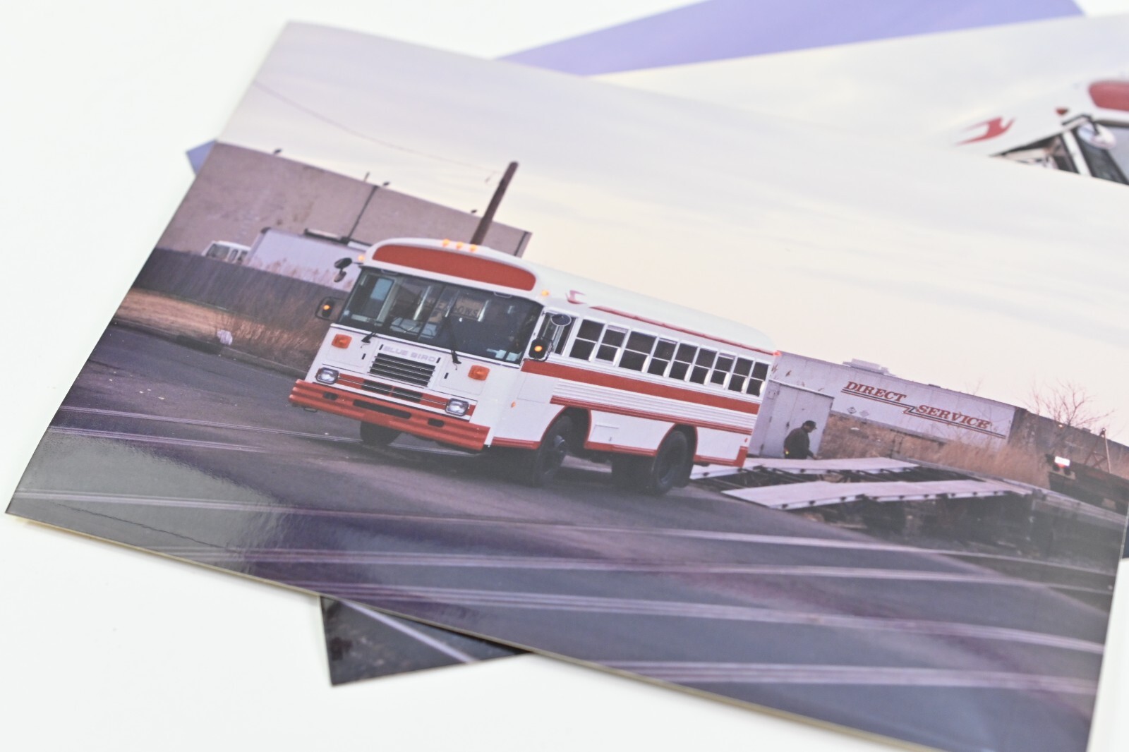 Transportation Ringling Brothers Barnum Bailey Blue Bird RED Bus Snapshot A4R