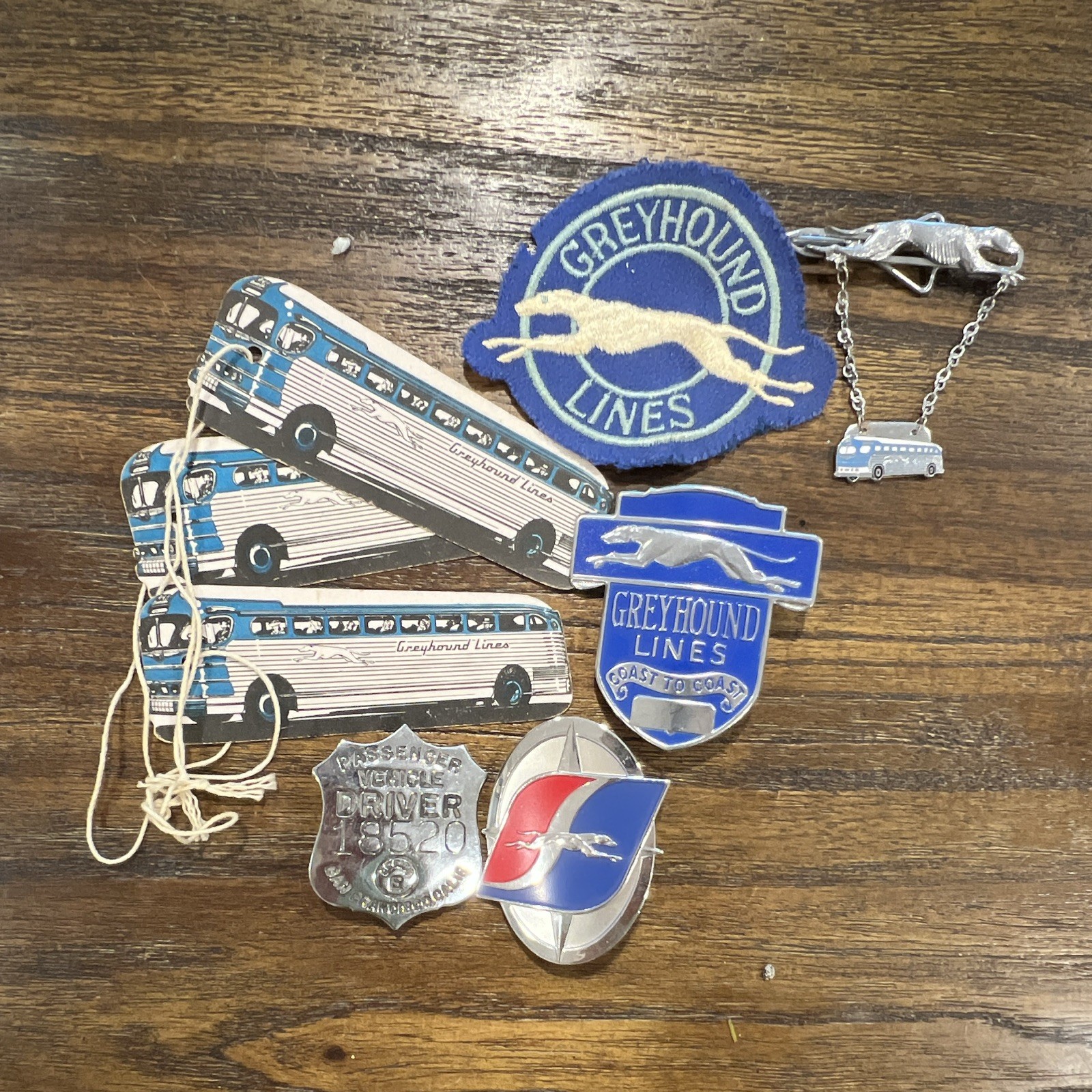 Vintage Greyhound Lines Memorabilia Bundle
