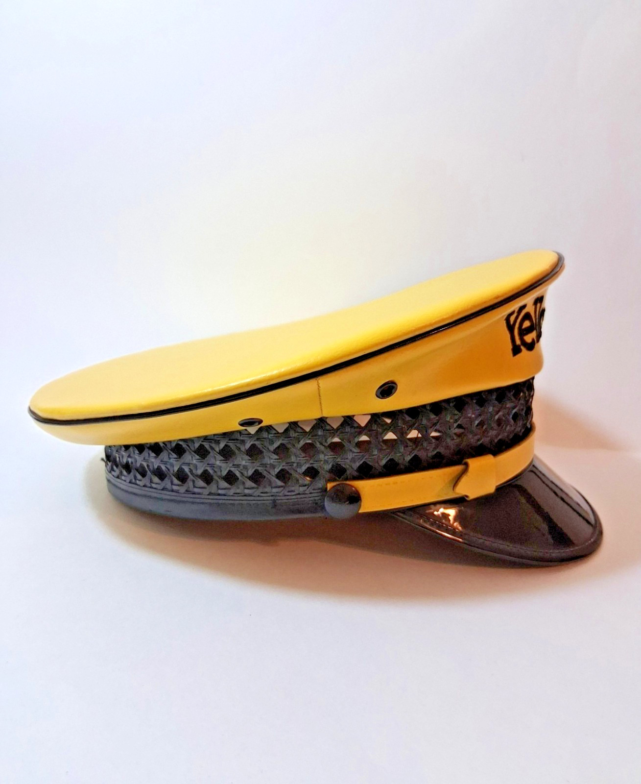 VTG 1940s-50s YELLOW CAB CO. DRIVER HAT – LANCASTER BRAND LOS ANGELES Size 6 7/8