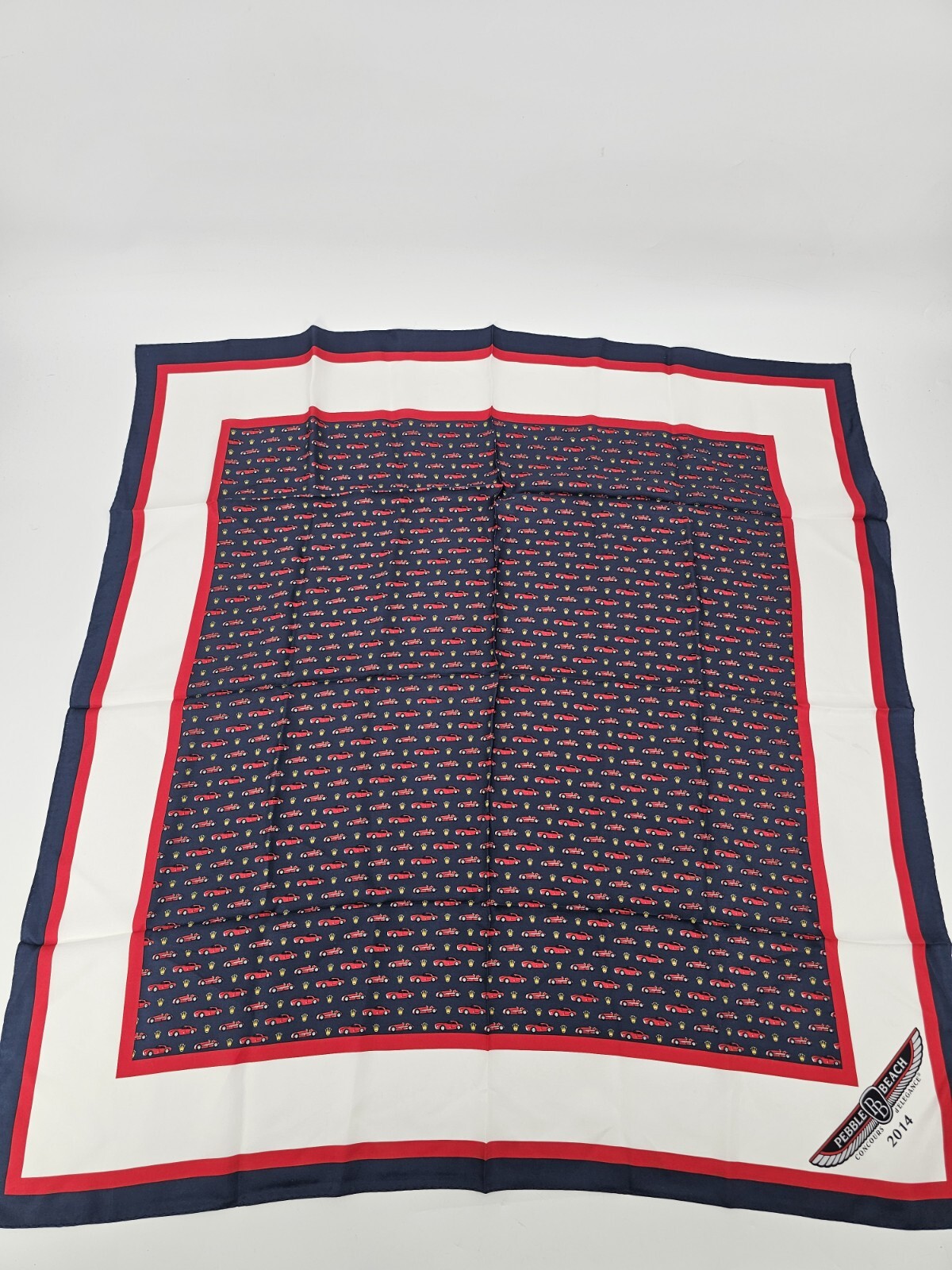 PEBBLE BEACH CONCOURS d’ELEGANCE 2014 CARS & ROLEX CROWNS SCARF