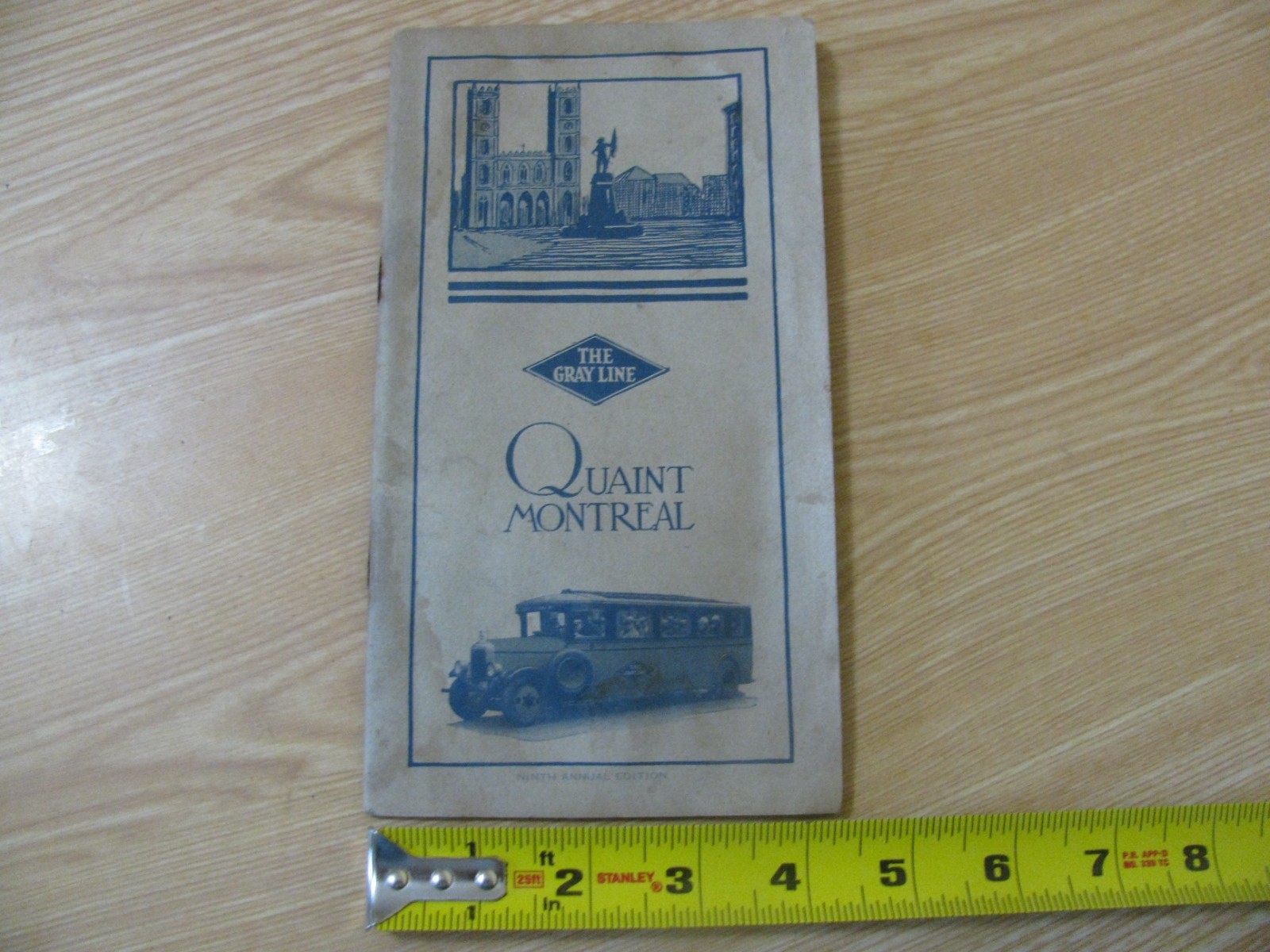 1920 ‘S – 1930 ‘S GRAY LINE BUS TOUR BOOKLET OF QUAINT MONTREAL CANADA LOW PRICE