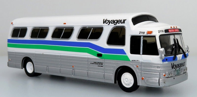 Iconic Replicas 1:87 1966 GM PD4107 “Buffalo” Coach: Voyageur Colonial