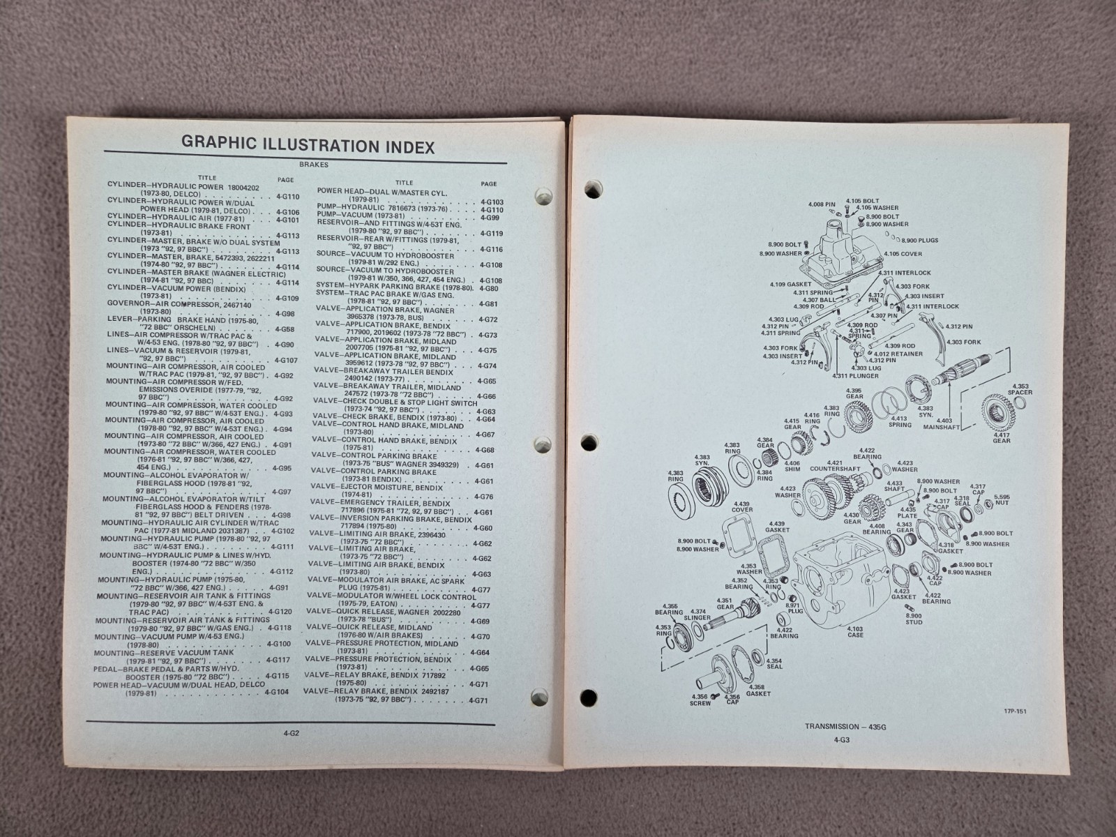 73-81 GM MEDIUM DUTY TRUCKS PARTS ILLUSTRATION CATALOG STEEL CONV TILT + BUS