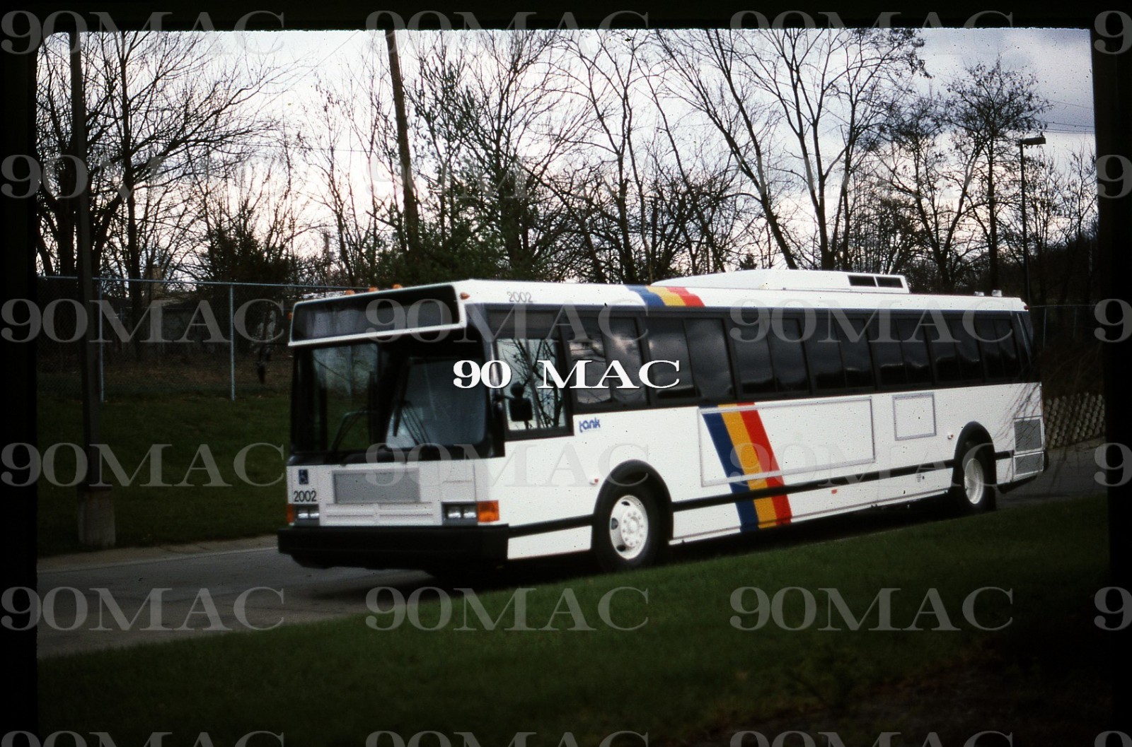 TANK. FLXIBLE METRO BUS #2002. Covington (KY). Original Slide 1992. NEW!!!