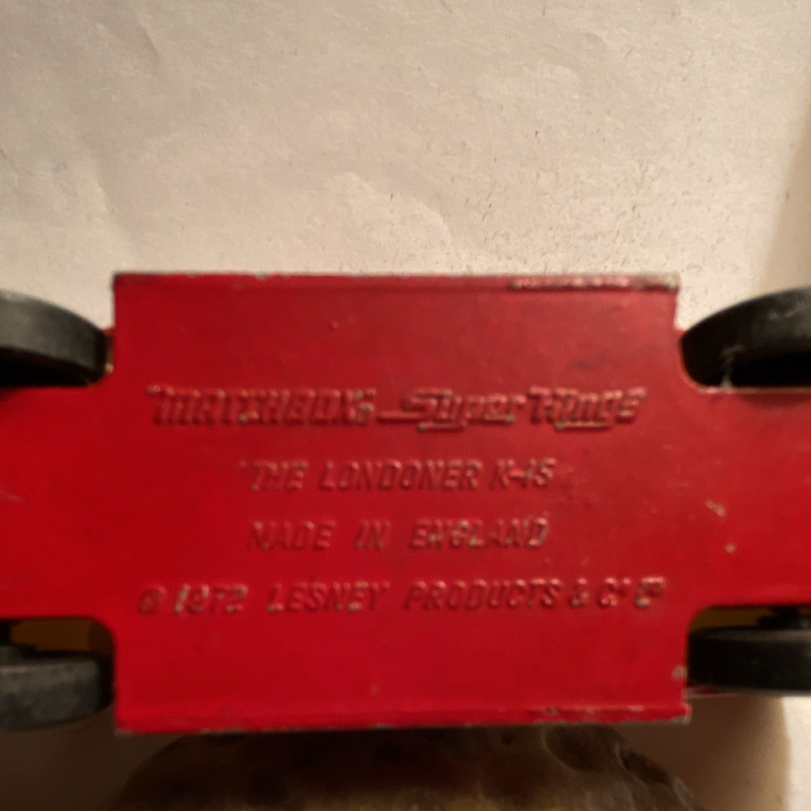 Matchbox Super Kings The Londoner Red Double Decker Bus 1972