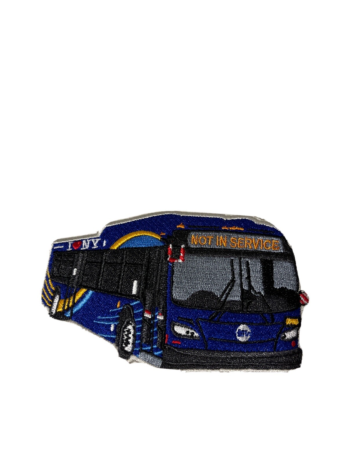 MTA NYCT State Color Small New flyer Patch.4 1 /2 Inches