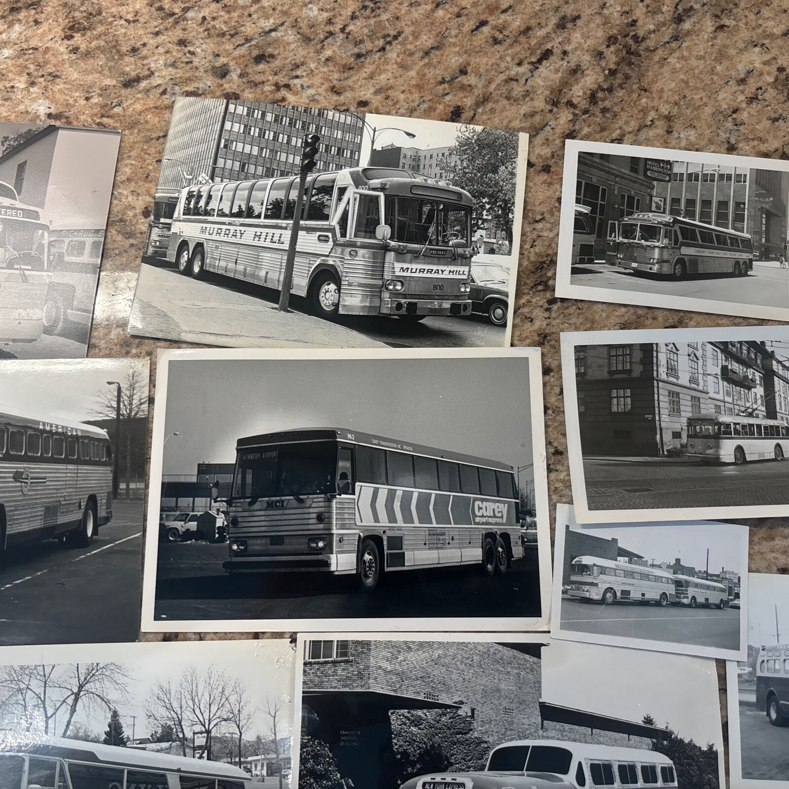 Lot Of 50 black and white bus photographers